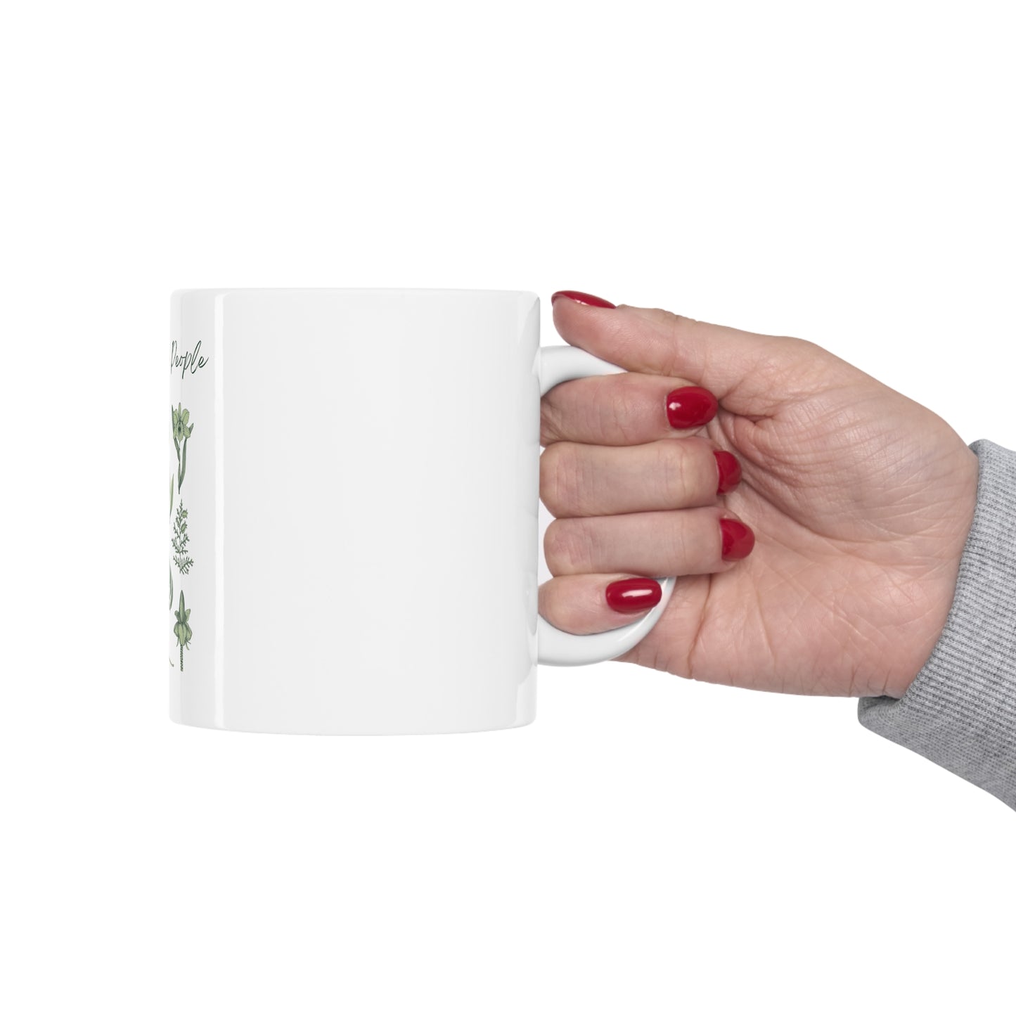 Plants Over People Ceramic Mug