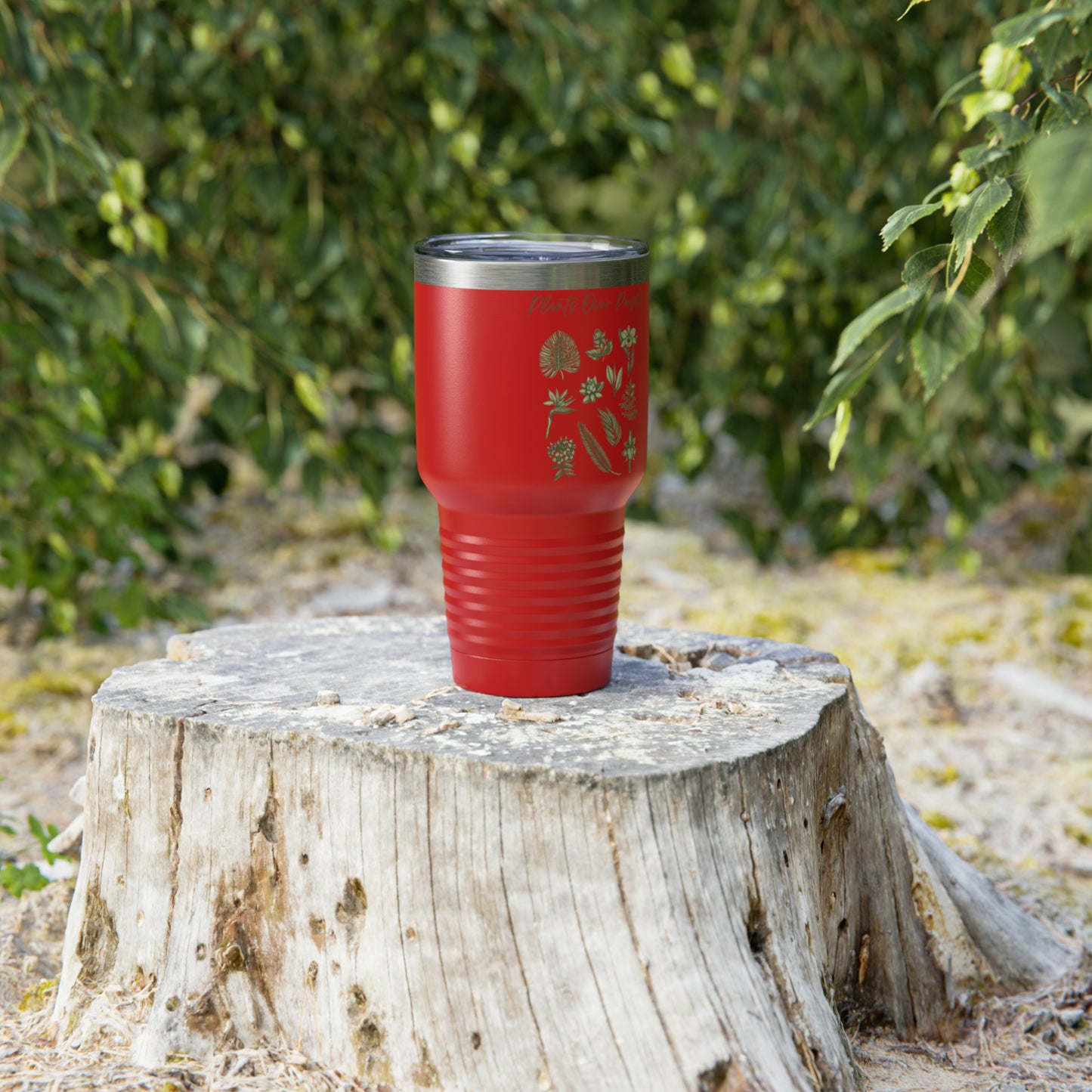 Plants Over People Ringneck Tumbler, 30oz