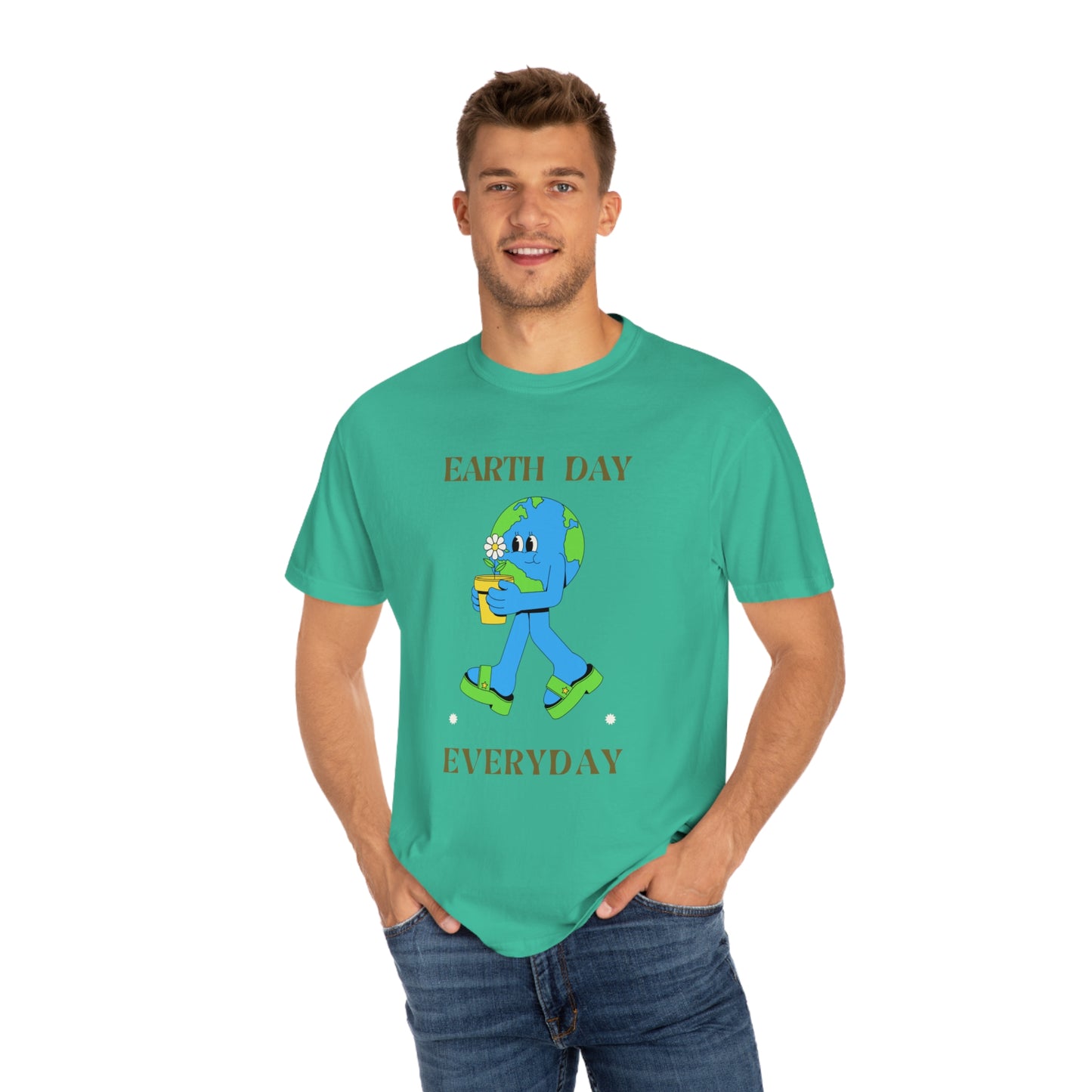 Earth Day Everyday Unisex Garment-Dyed T-shirt