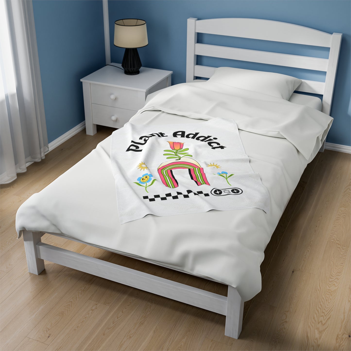 Plant Addict Velveteen Plush Blanket