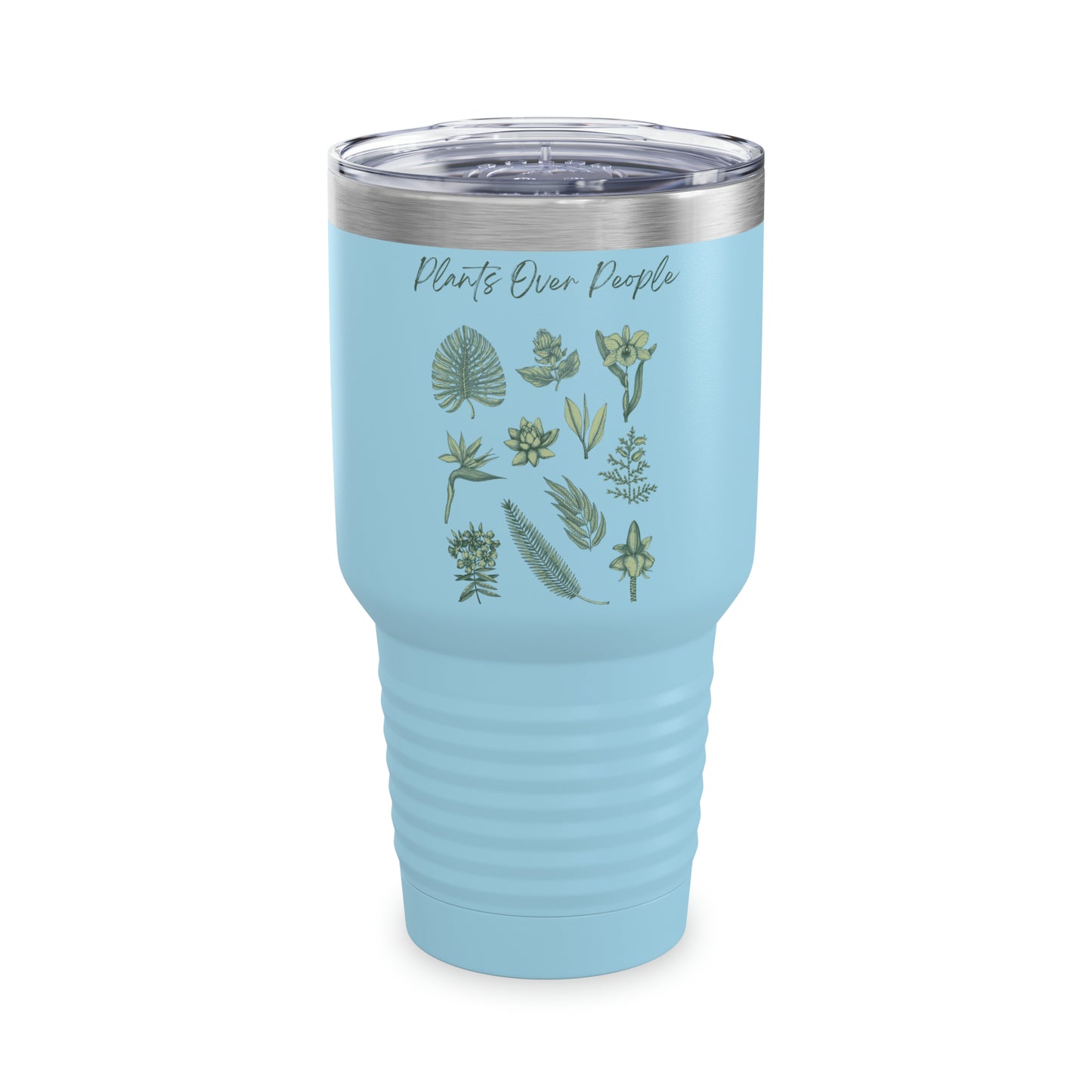 Plants Over People Ringneck Tumbler, 30oz