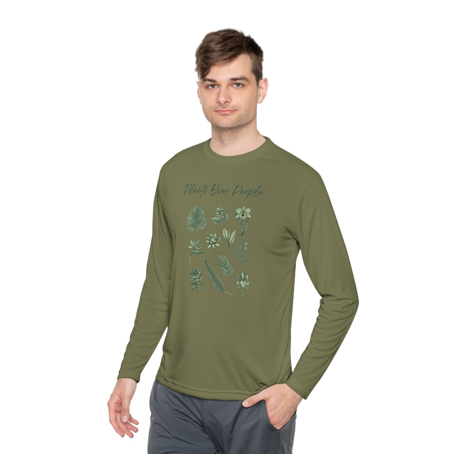 Plants Over People Unisex Lightweight Long Sleeve