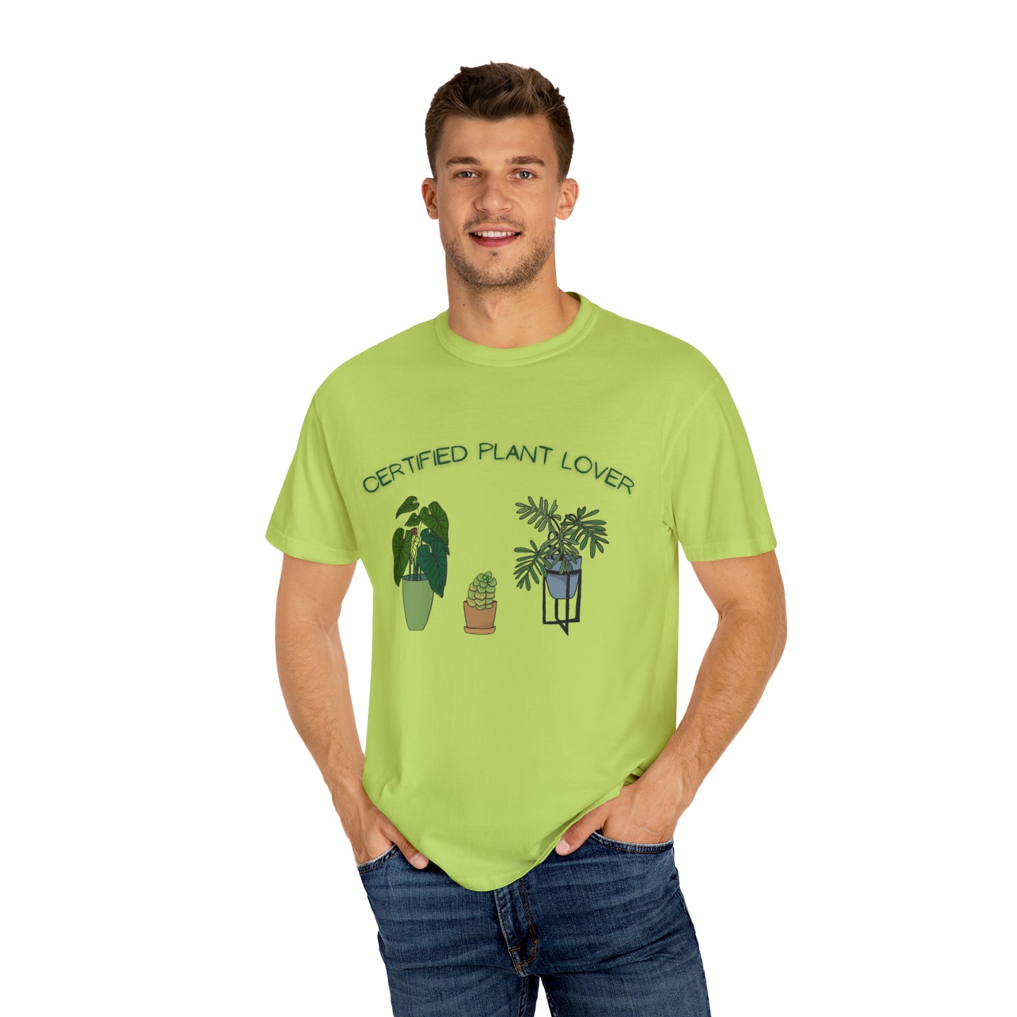 Certified Plant Lover Unisex Garment-Dyed T-shirt