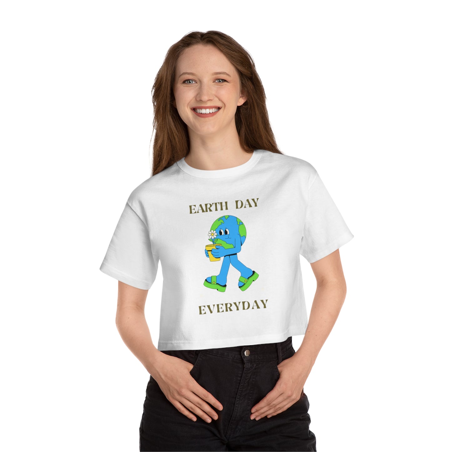 Earth Day Everyday Champion Women's Cropped T-Shirt