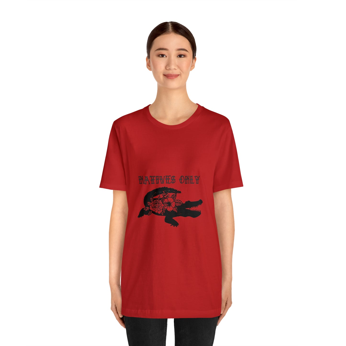 Natives Only Alligator Unisex Jersey Tee