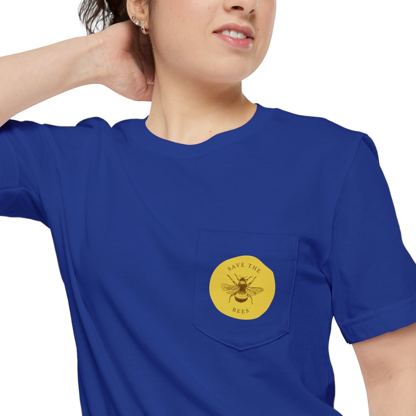 Save The Bees Unisex Pocket Tee