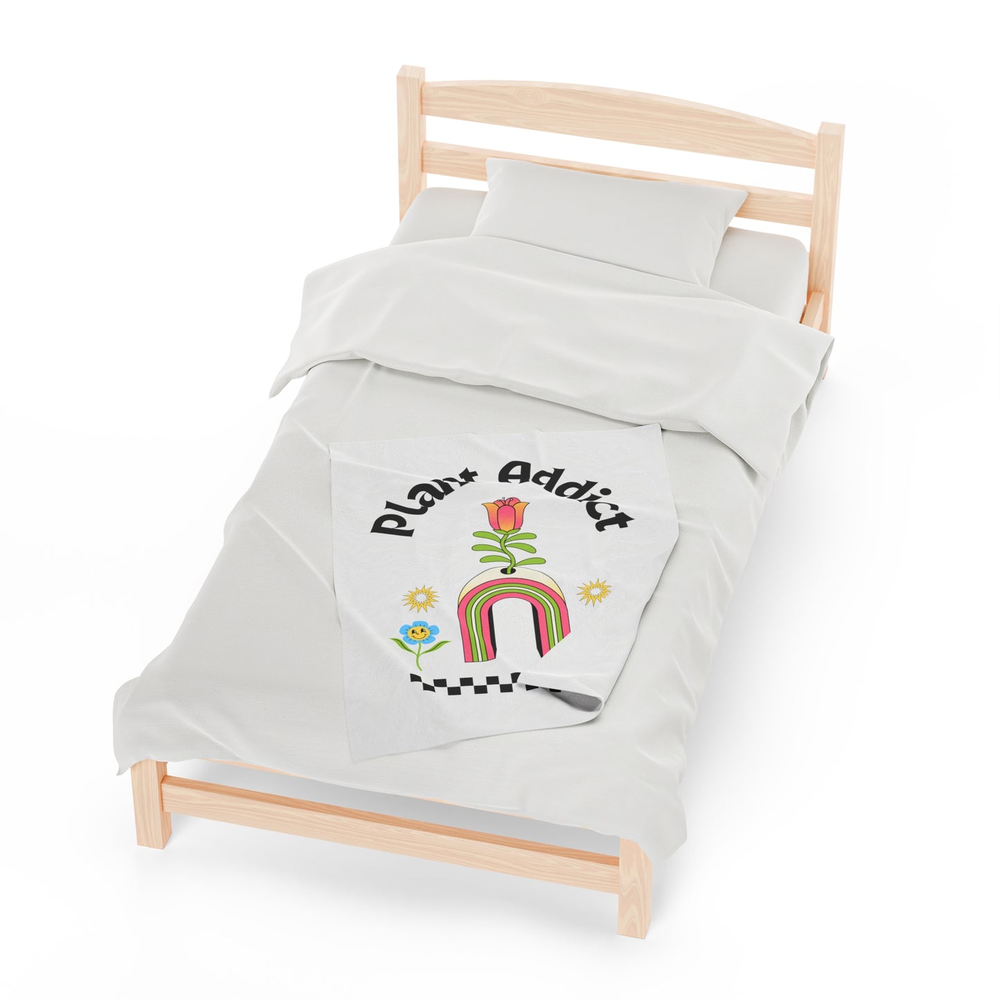 Plant Addict Velveteen Plush Blanket