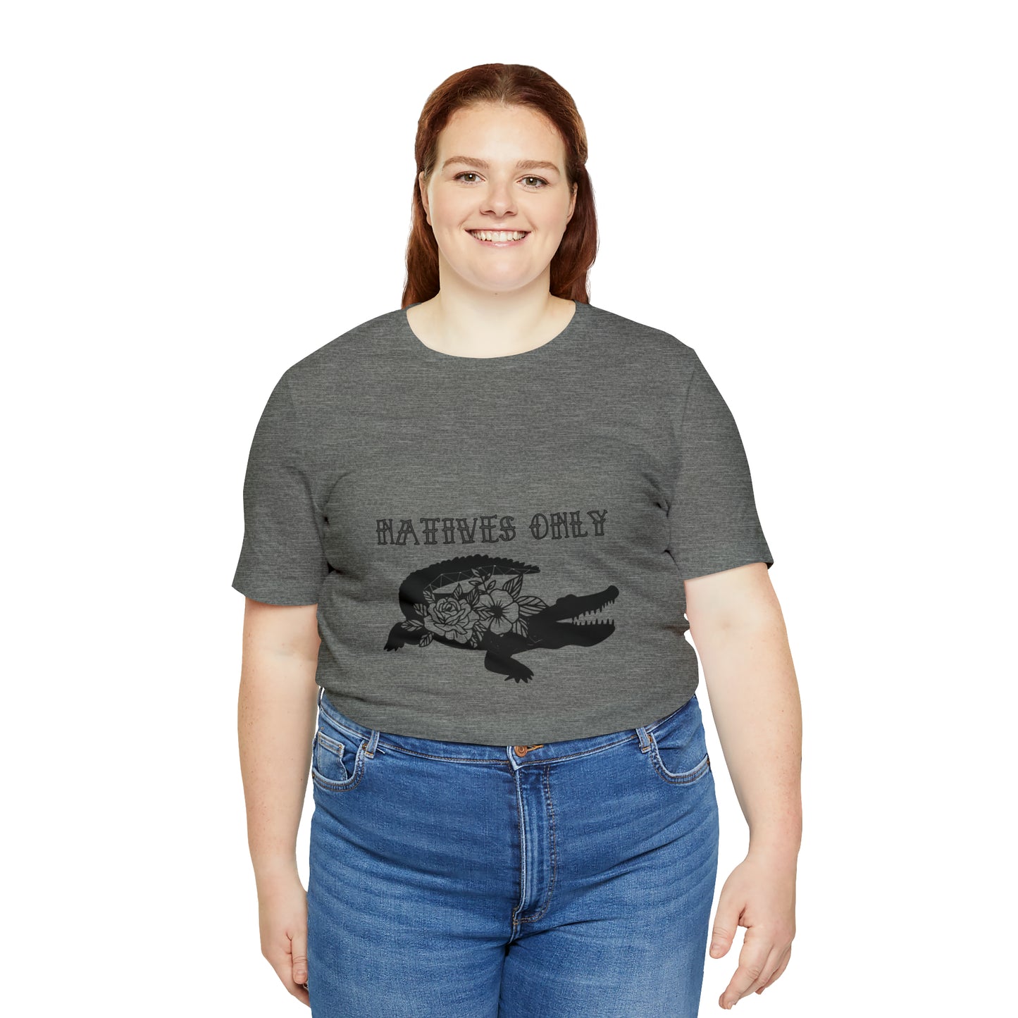 Natives Only Alligator Unisex Jersey Tee