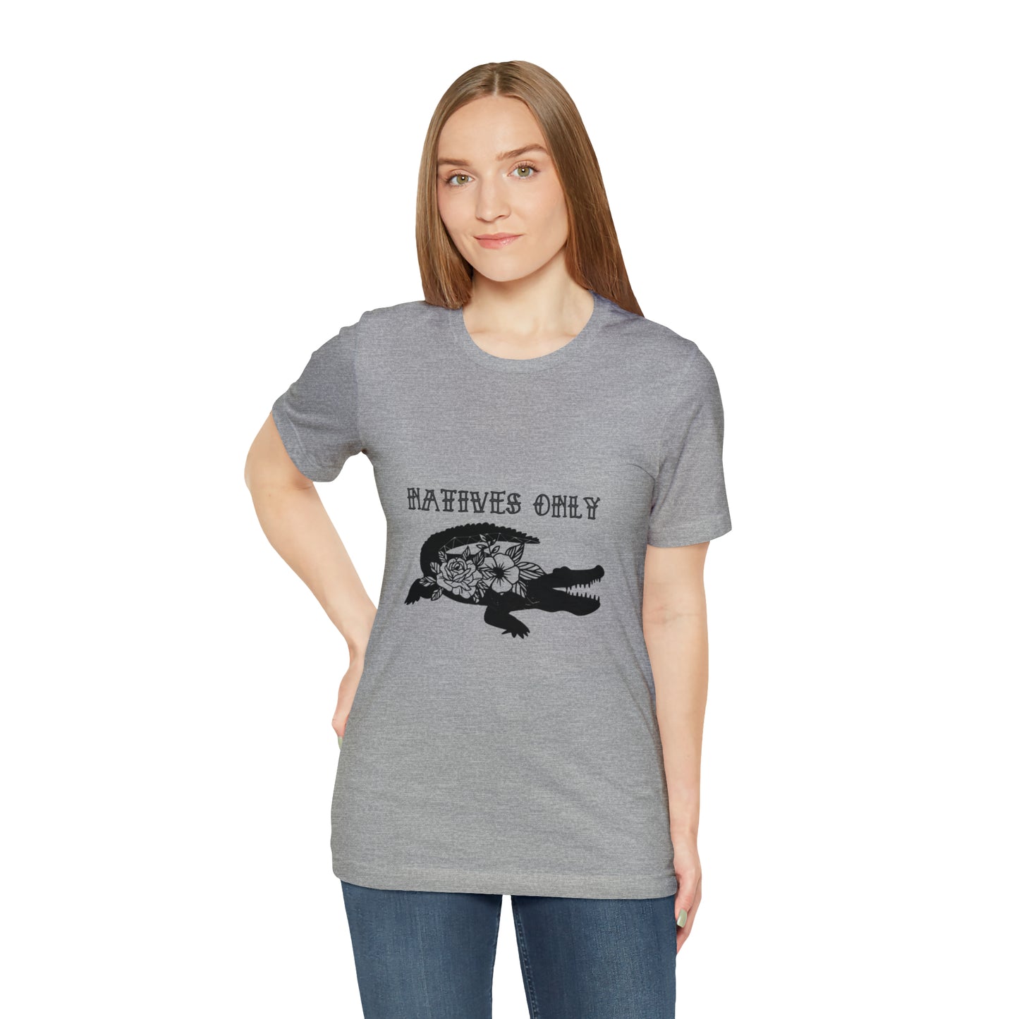 Natives Only Alligator Unisex Jersey Tee