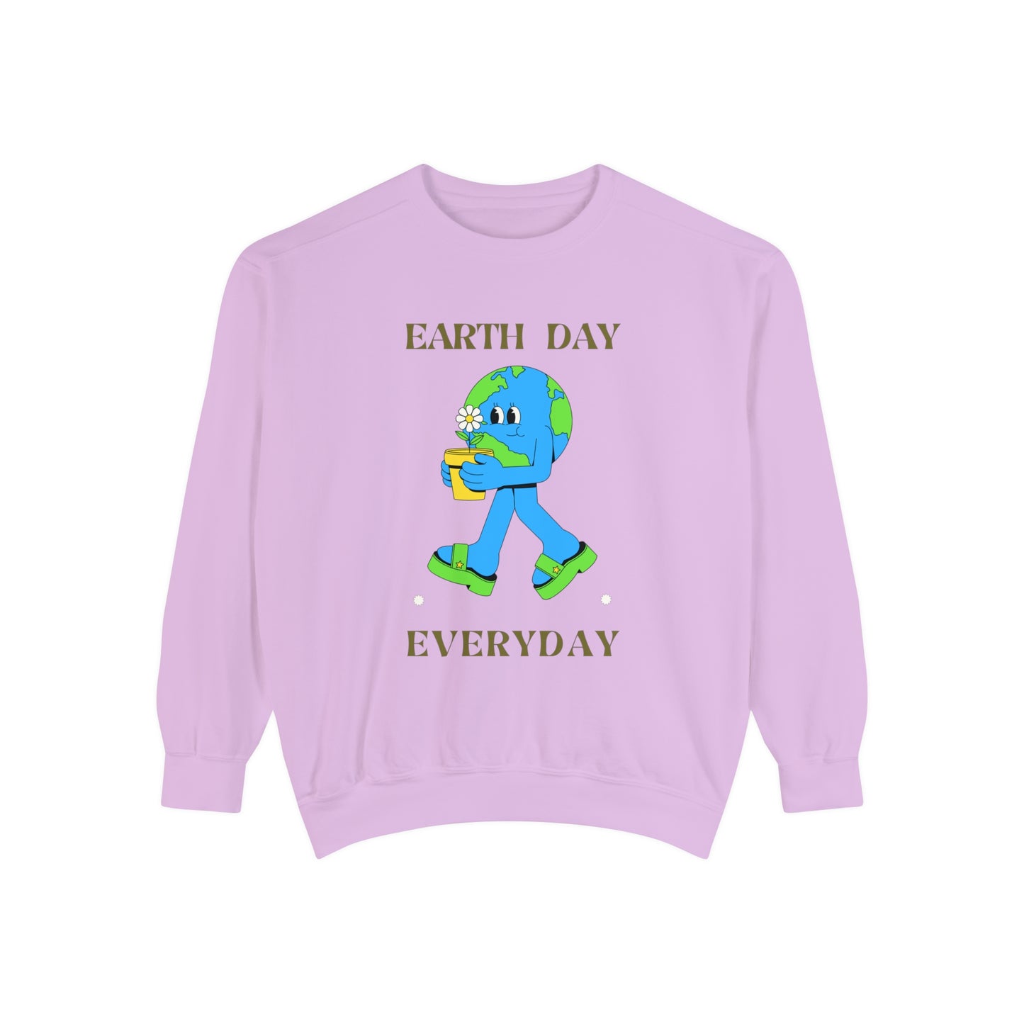 Earth Day Everyday Unisex Garment-Dyed Sweatshirt