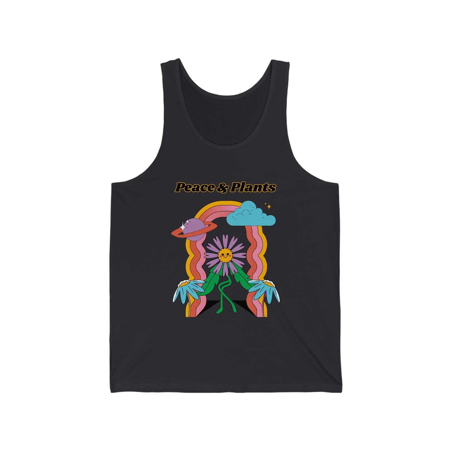 Peace & Plants Unisex Jersey Tank