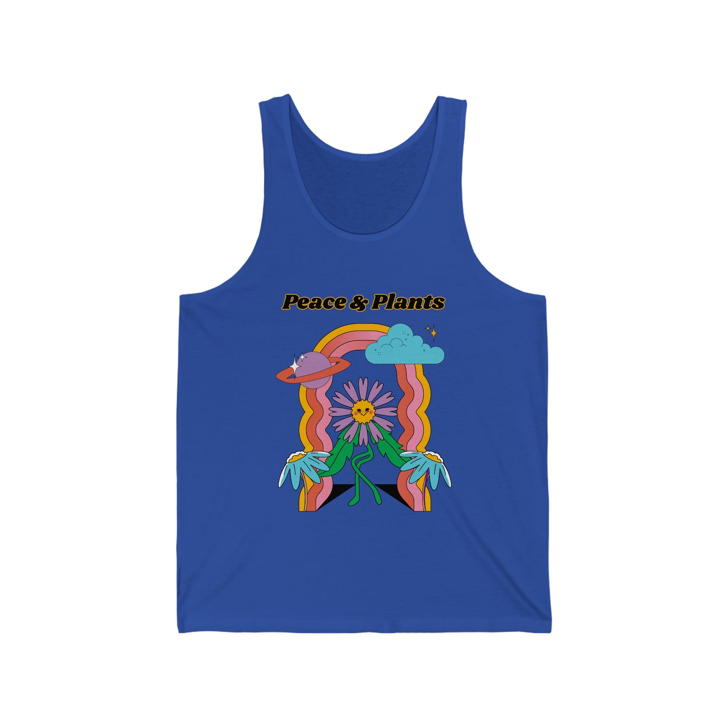 Peace & Plants Unisex Jersey Tank