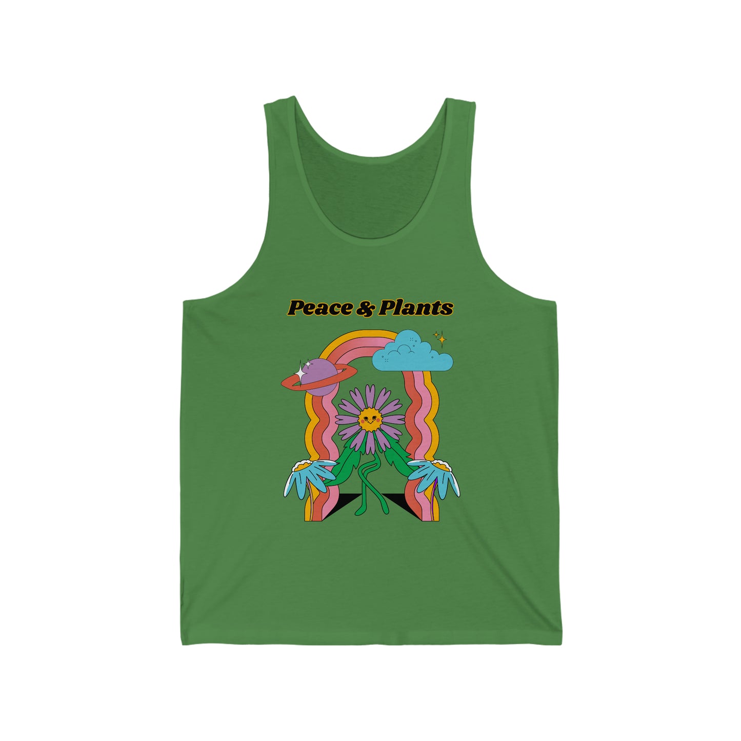 Peace & Plants Unisex Jersey Tank