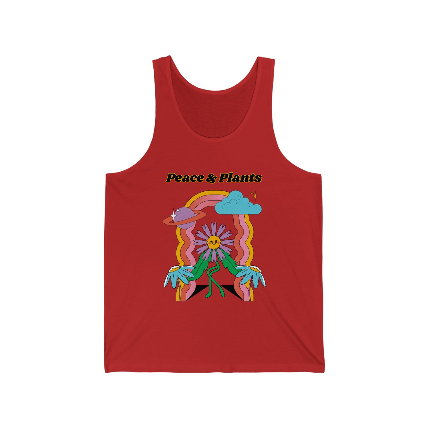 Peace & Plants Unisex Jersey Tank