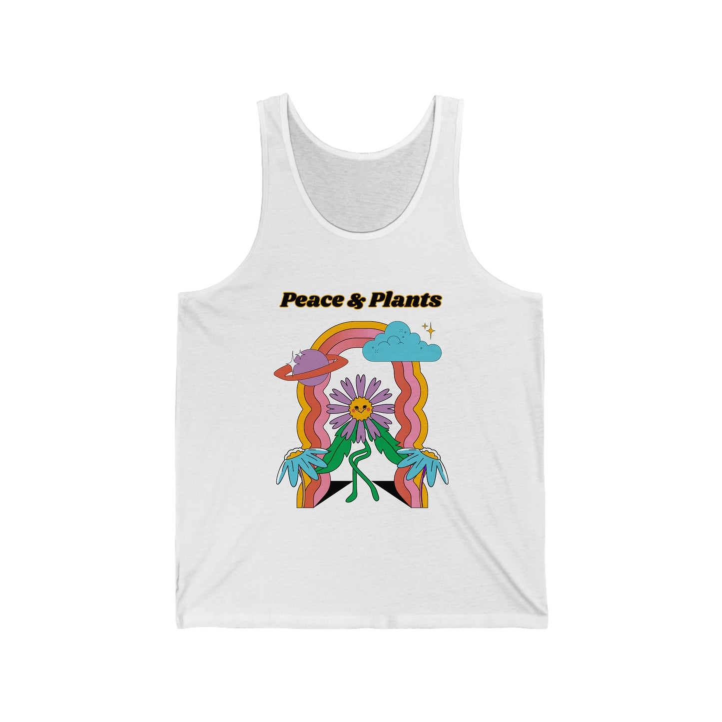 Peace & Plants Unisex Jersey Tank