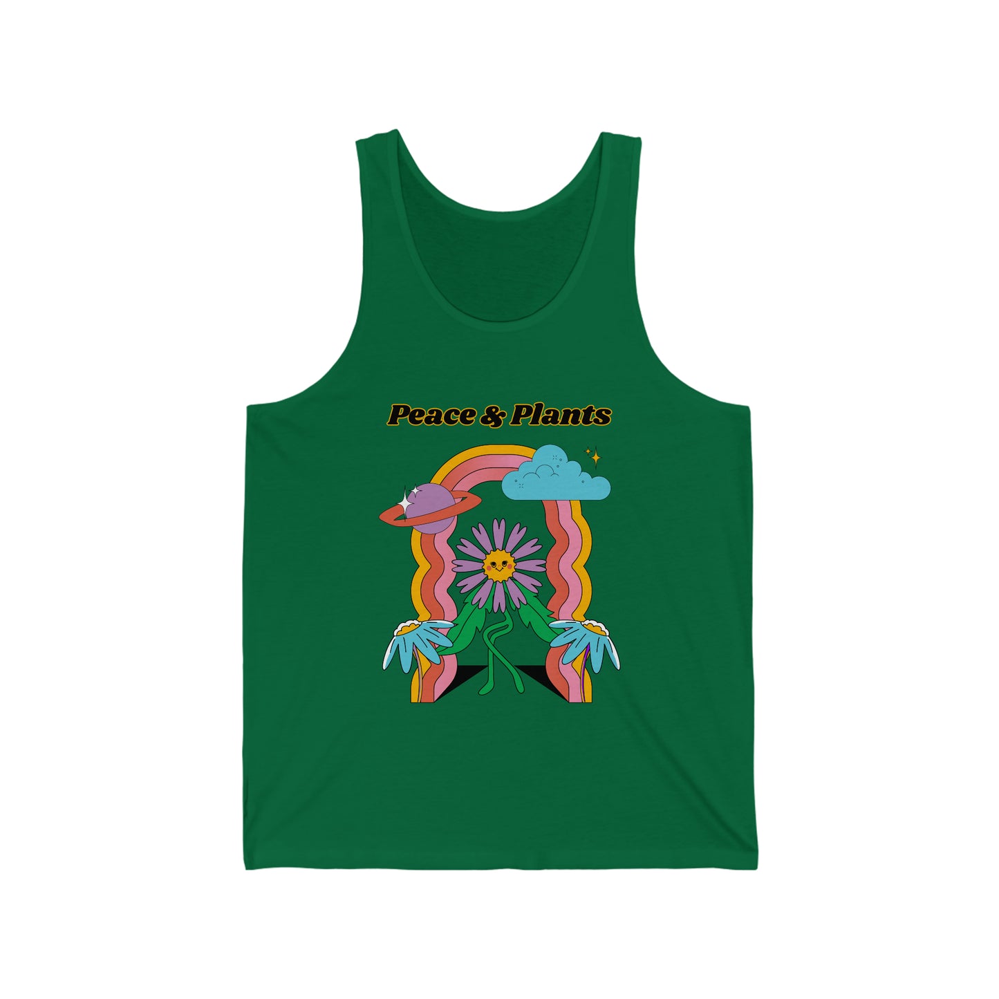 Peace & Plants Unisex Jersey Tank