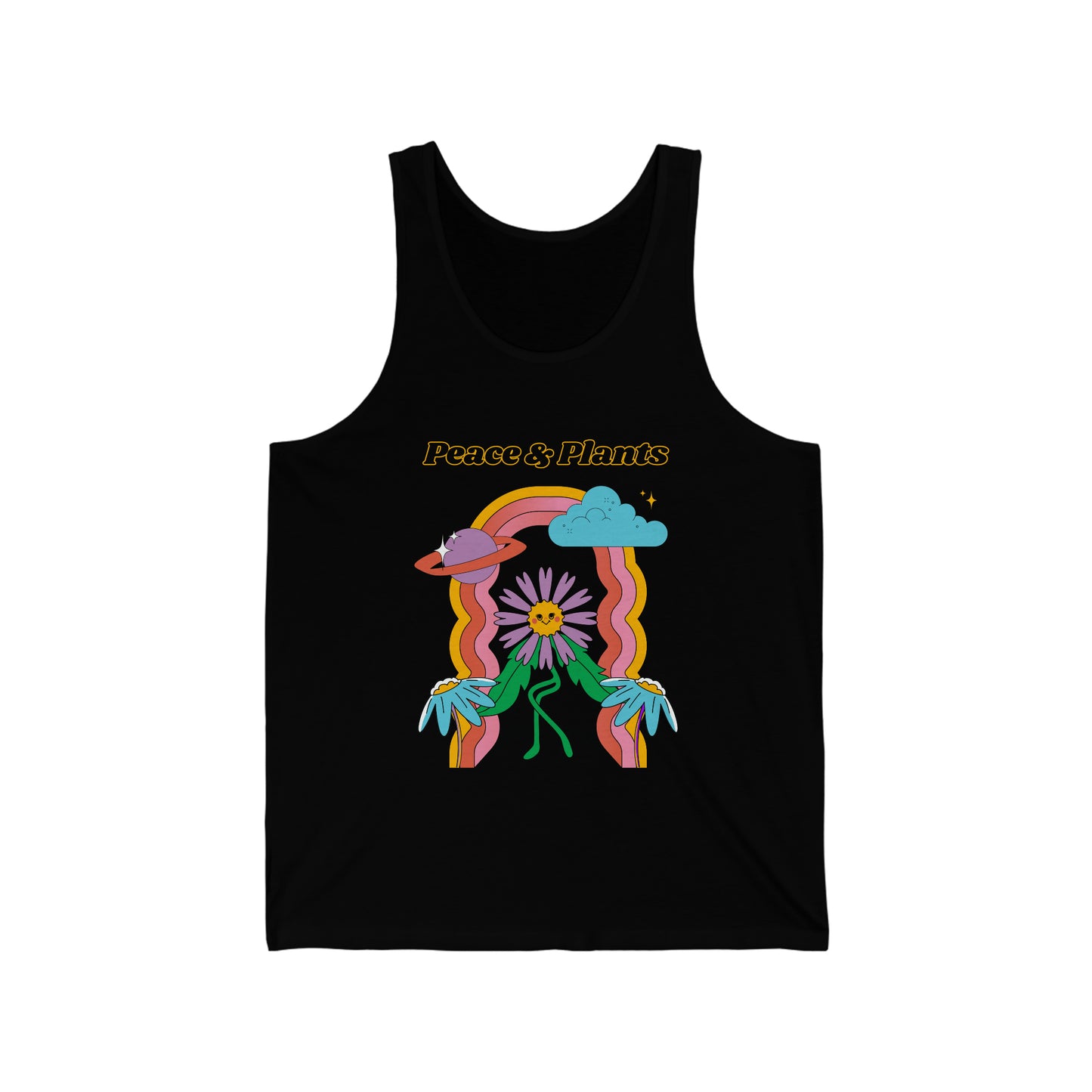 Peace & Plants Unisex Jersey Tank