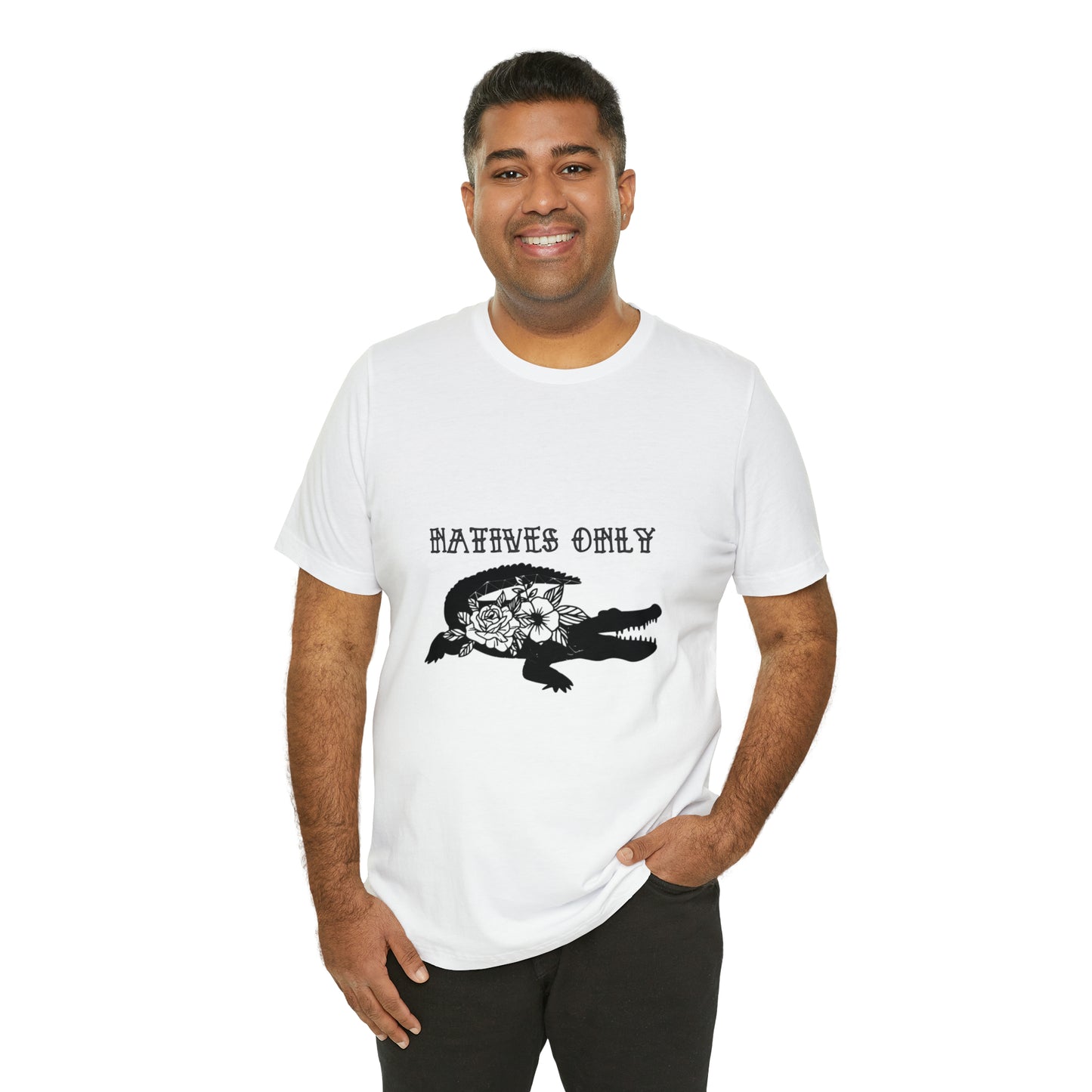 Natives Only Alligator Unisex Jersey Tee