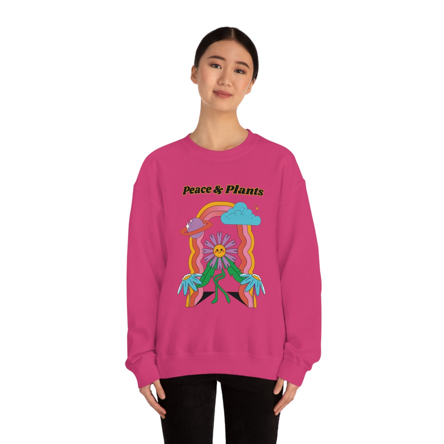 Peace & Plants Unisex Crewneck