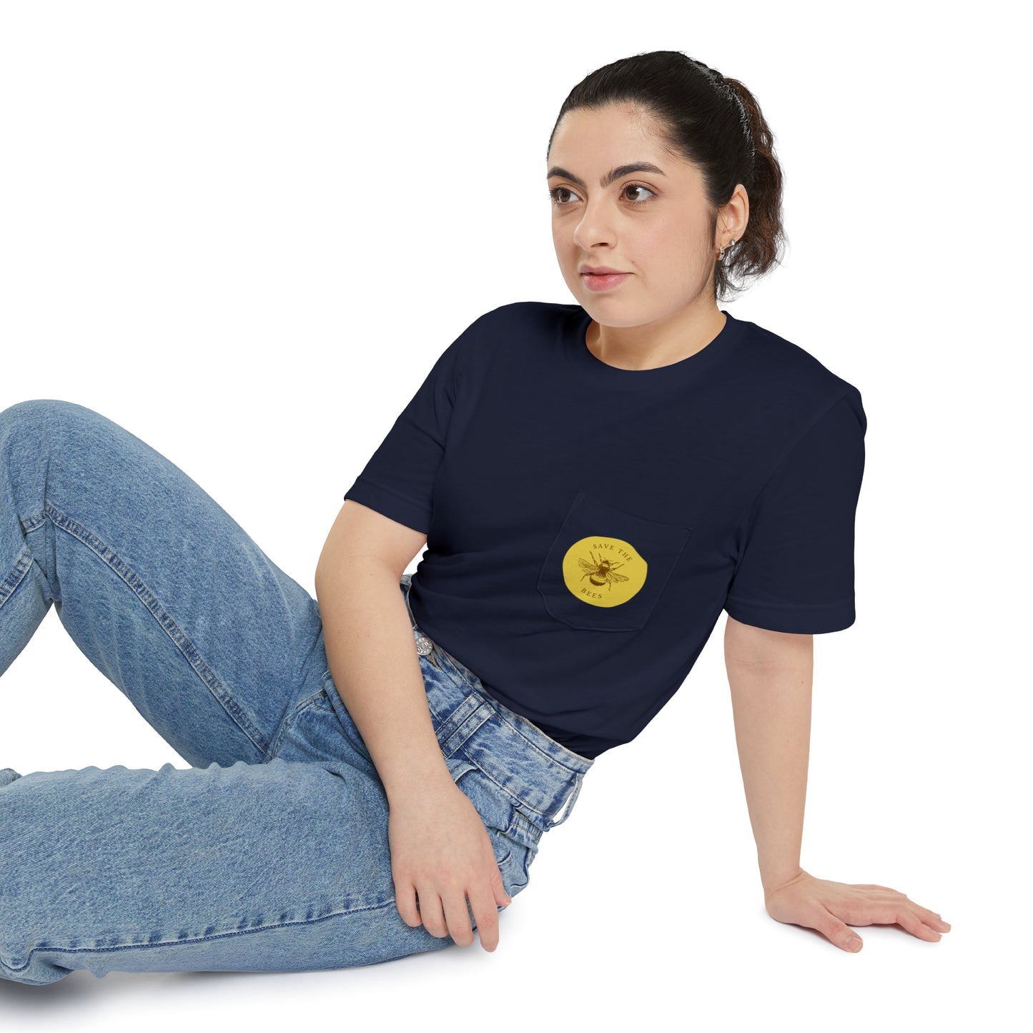 Save The Bees Unisex Pocket Tee