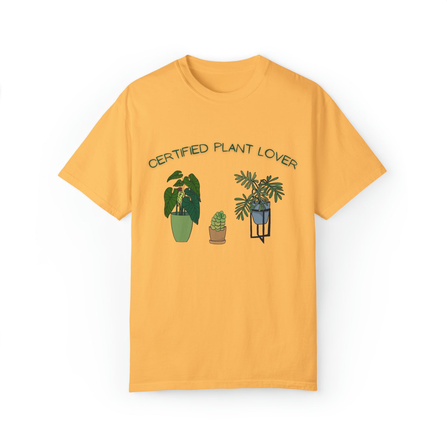 Certified Plant Lover Unisex Garment-Dyed T-shirt