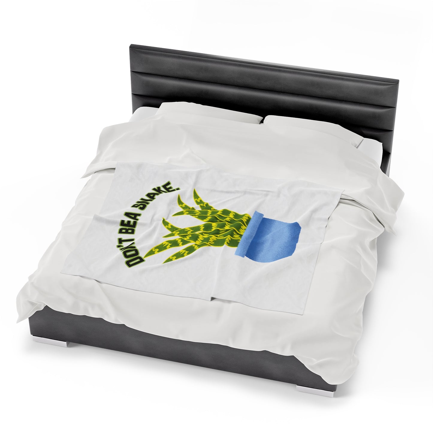 Don't Be A Snake Velveteen Plush Blanket