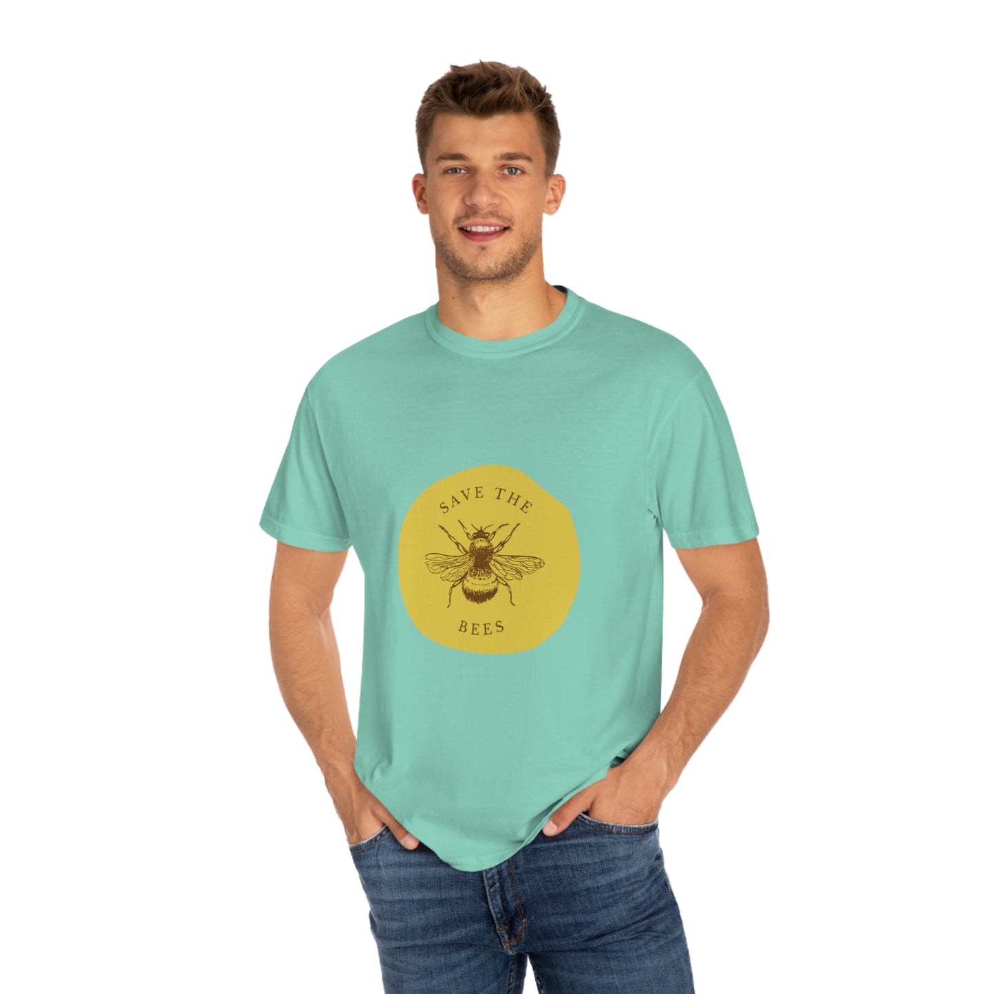 Save The Bees Unisex Garment-Dyed T-shirt
