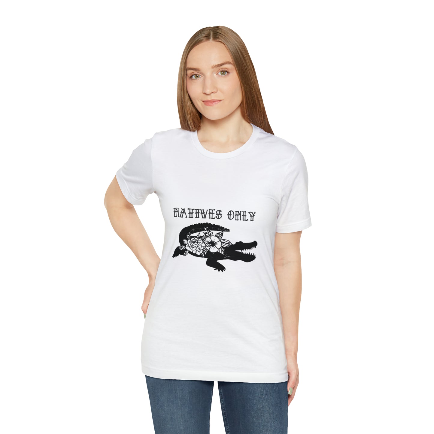 Natives Only Alligator Unisex Jersey Tee