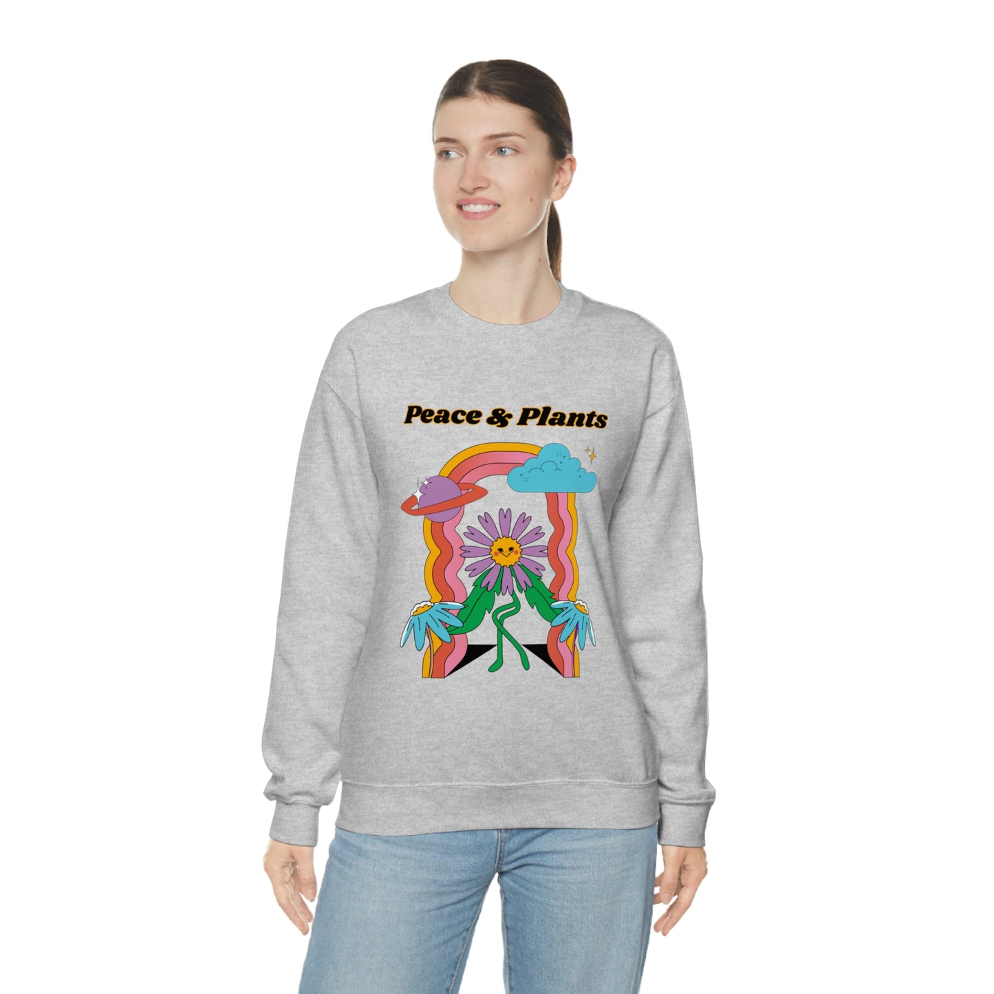 Peace & Plants Unisex Crewneck