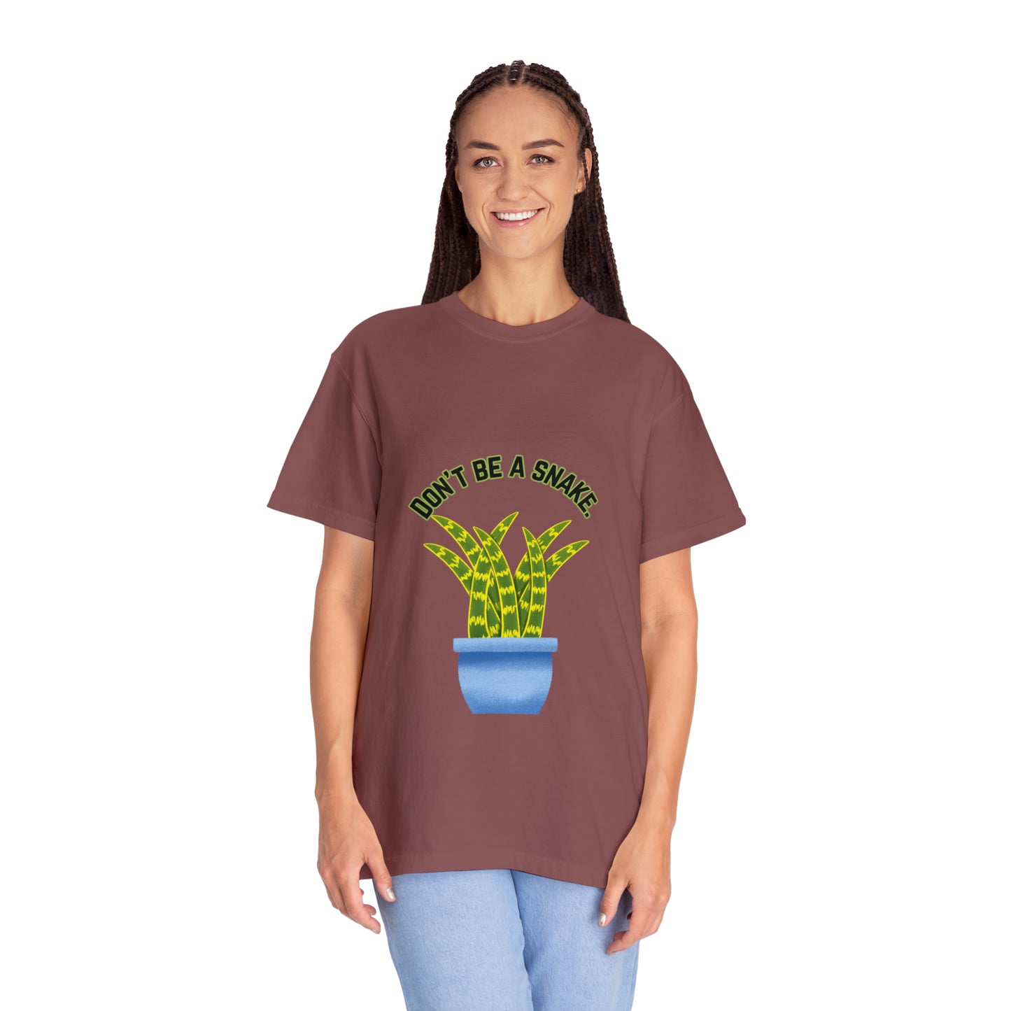 Don't Be A Snake Unisex Garment-Dyed T-shirt