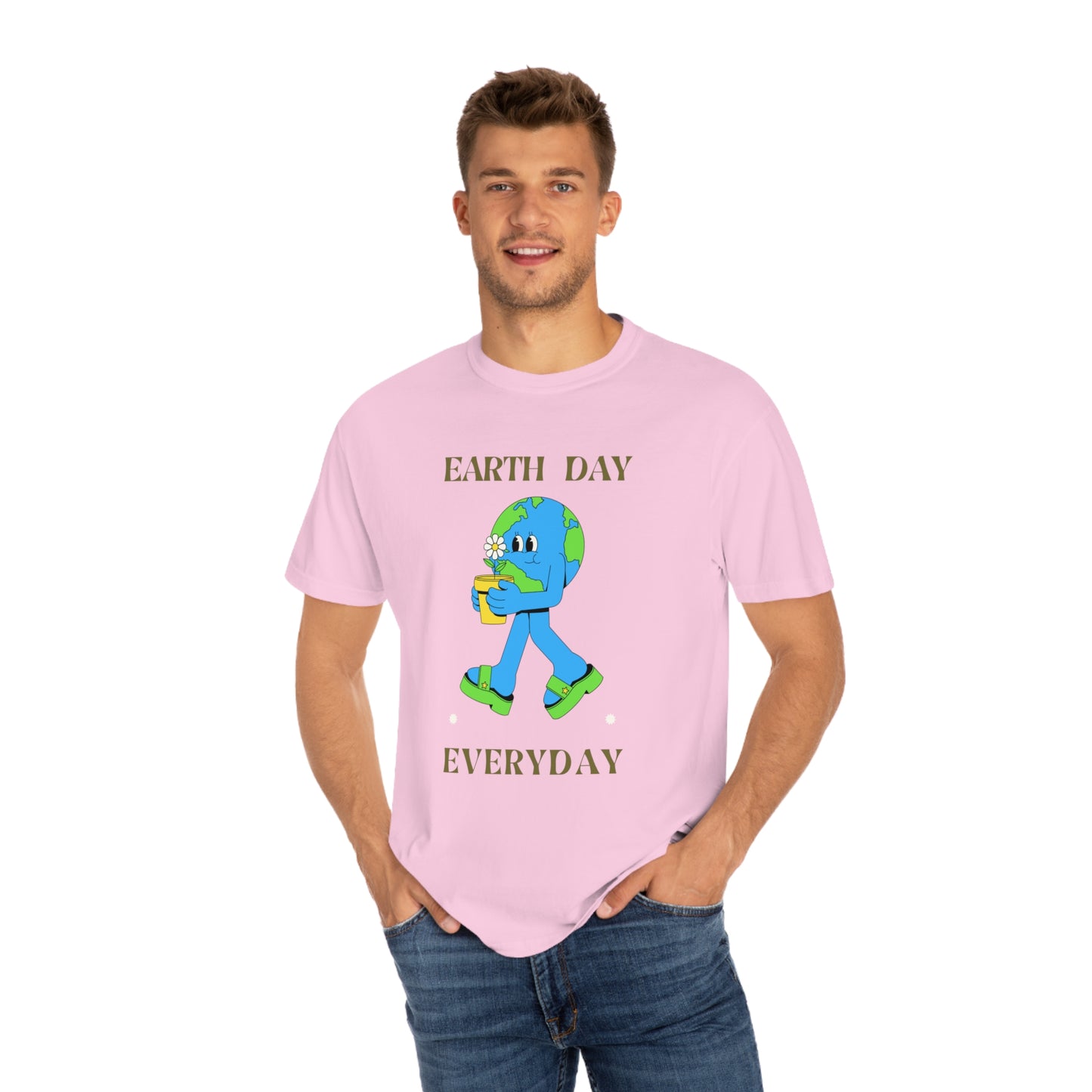 Earth Day Everyday Unisex Garment-Dyed T-shirt