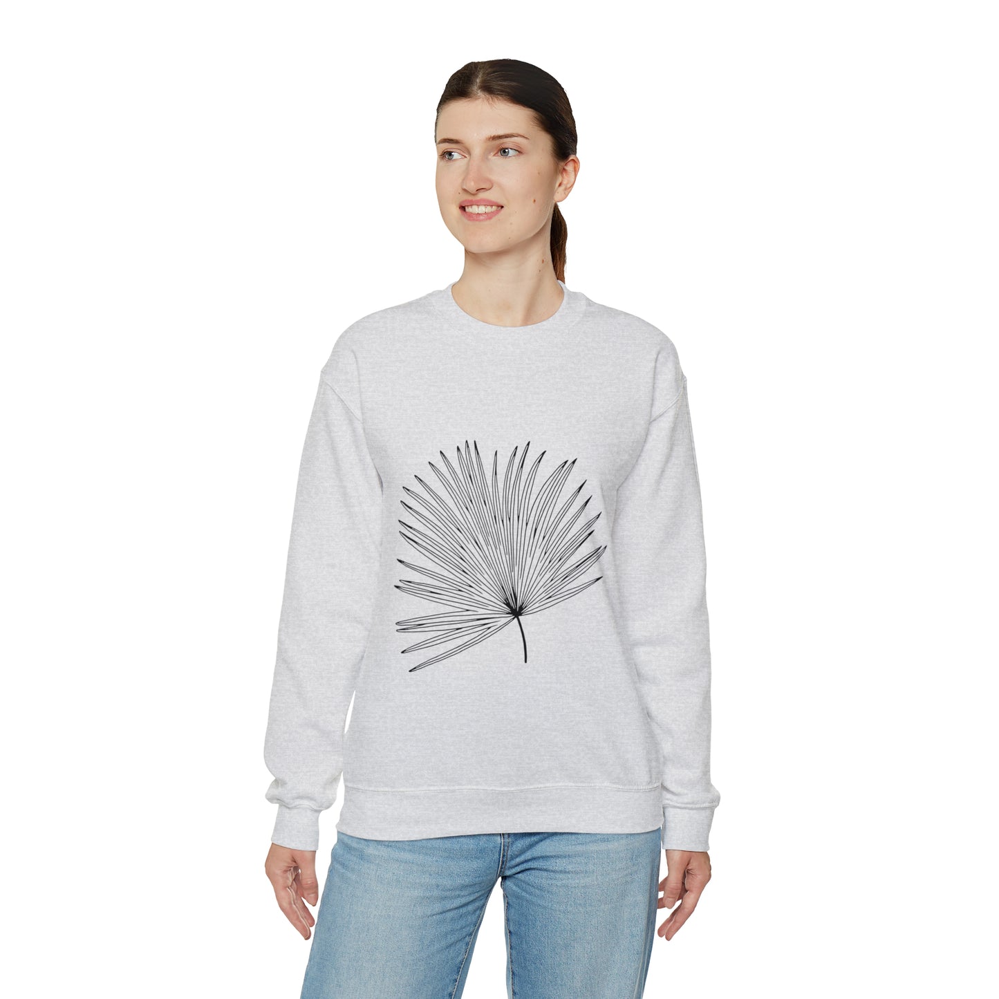 Palm Leaf Unisex Crewneck Sweatshirt