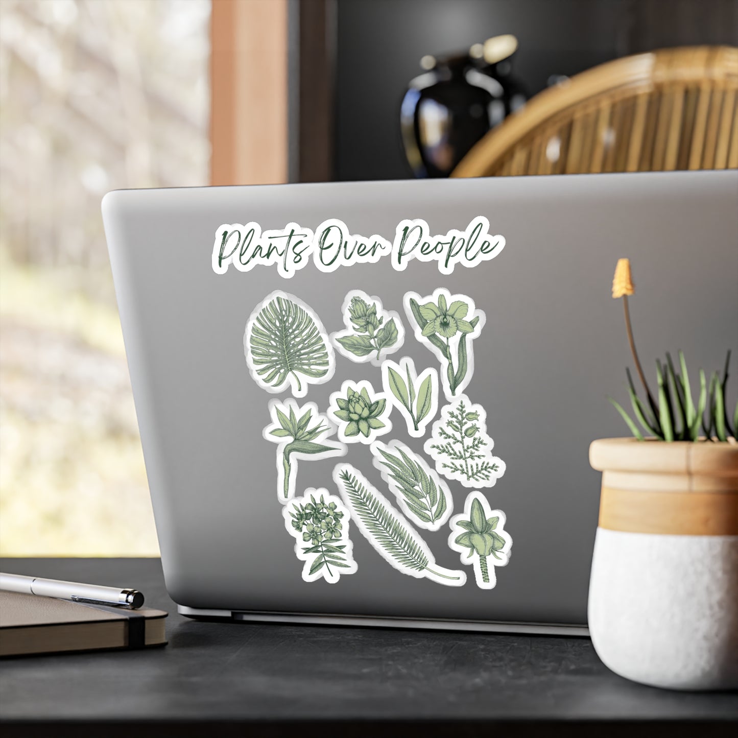 Plants Over People Vinyl Decals