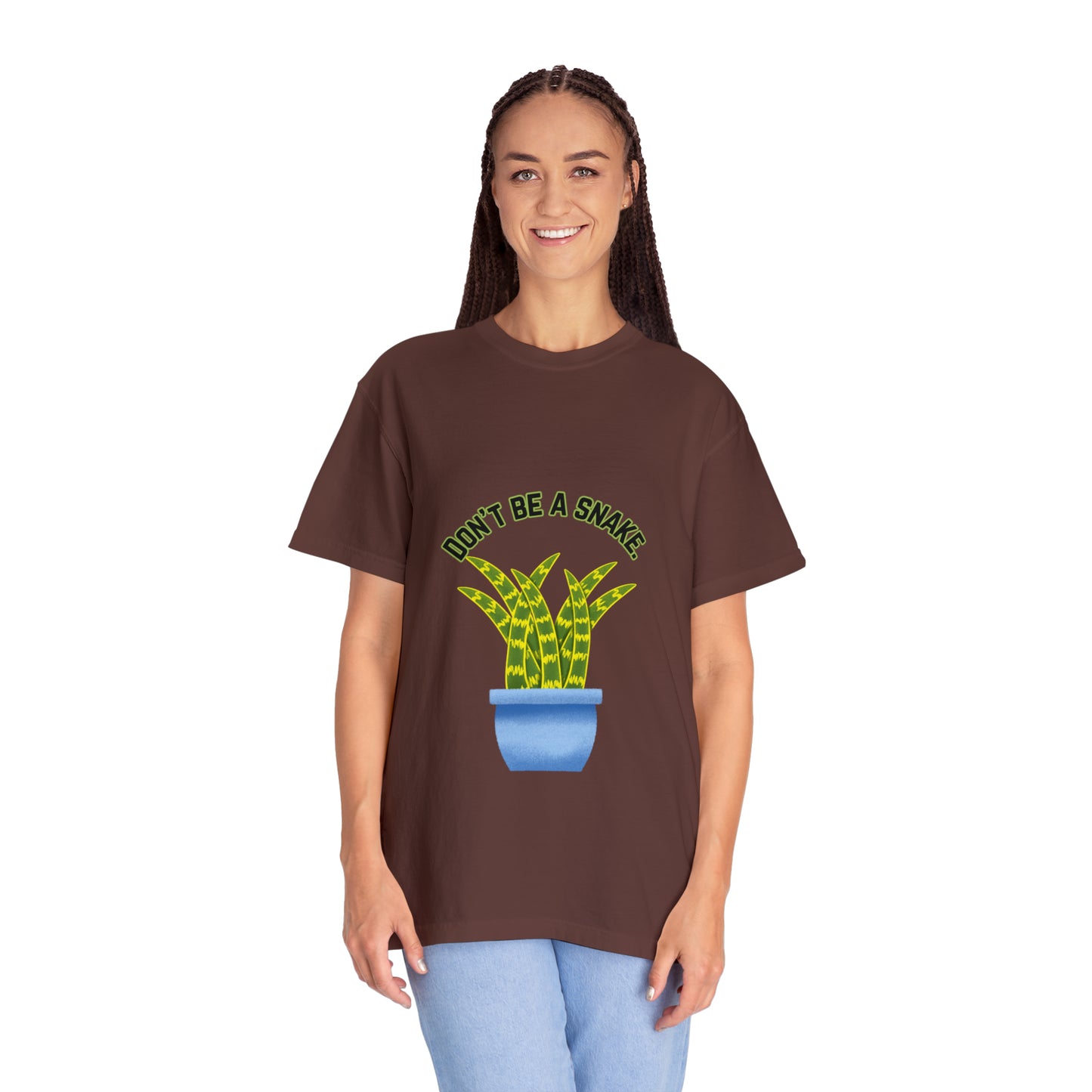 Don't Be A Snake Unisex Garment-Dyed T-shirt