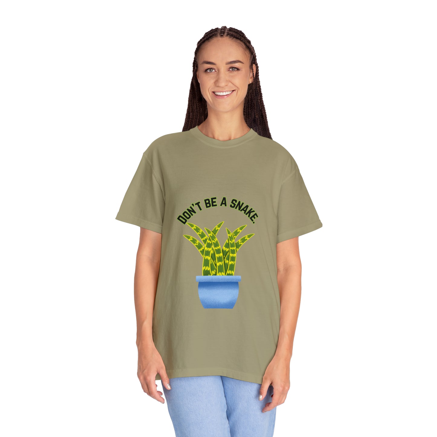 Don't Be A Snake Unisex Garment-Dyed T-shirt