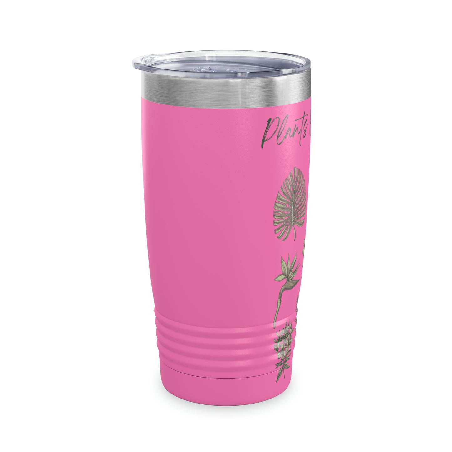 Plants Over People Ringneck Tumbler, 20oz