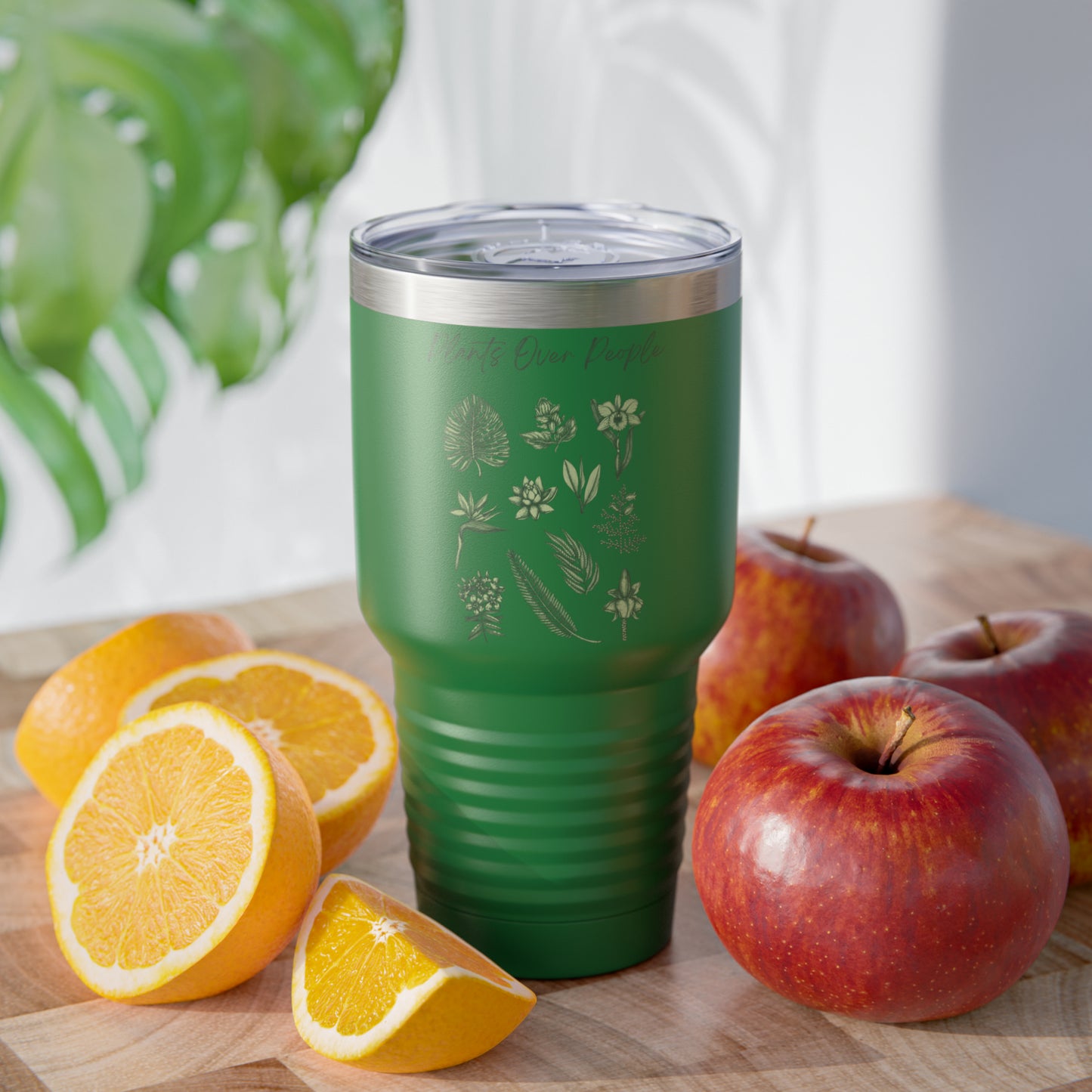 Plants Over People Ringneck Tumbler, 30oz
