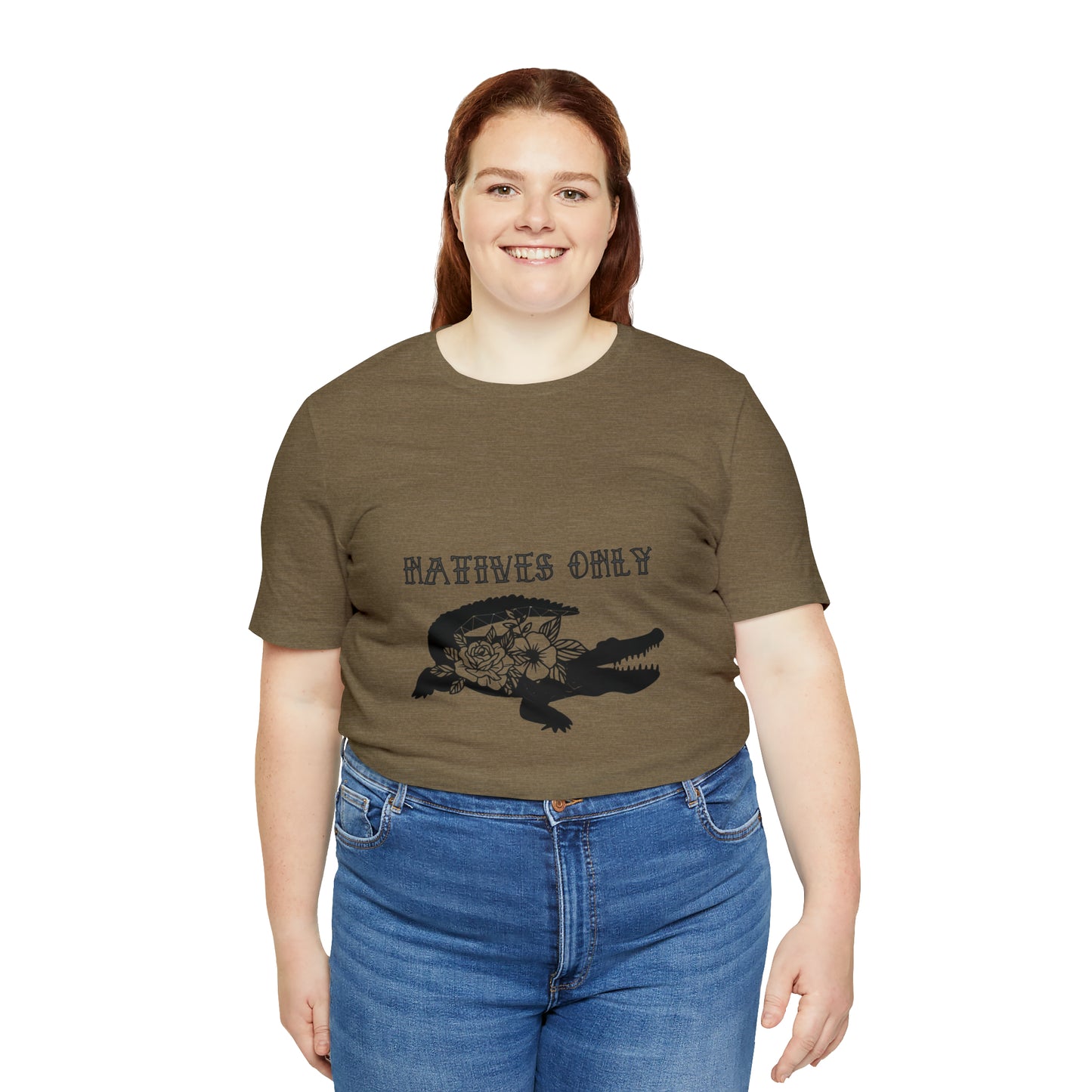 Natives Only Alligator Unisex Jersey Tee