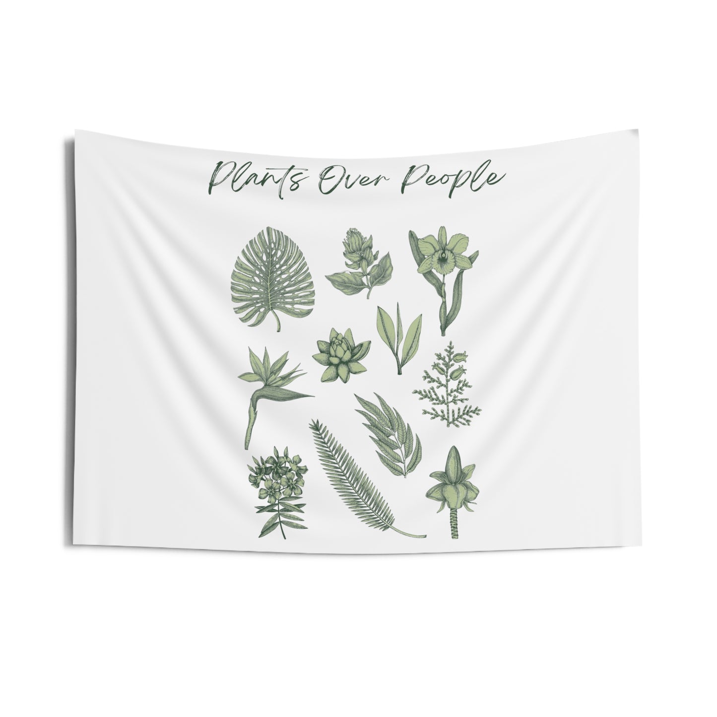 Plants Over People Indoor Wall Tapestries
