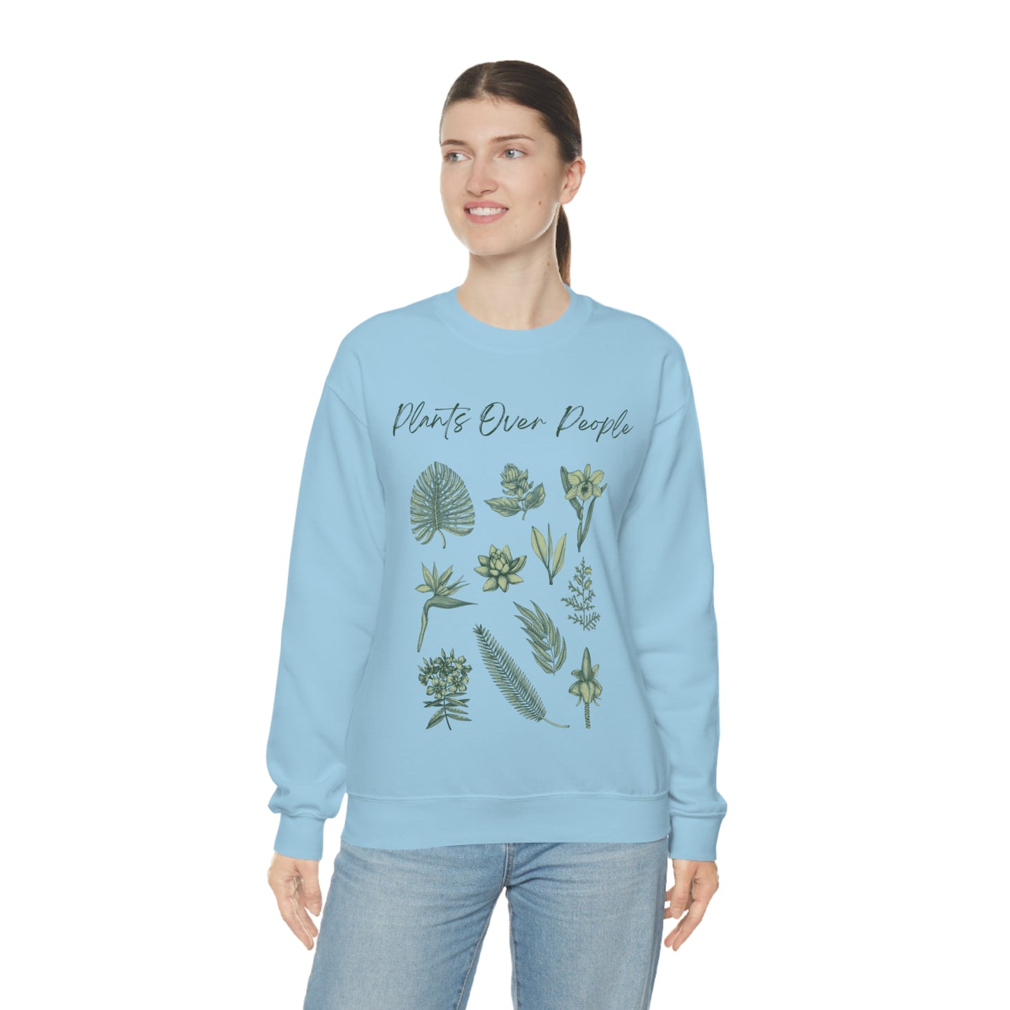 Plants Over People Unisex Crewneck