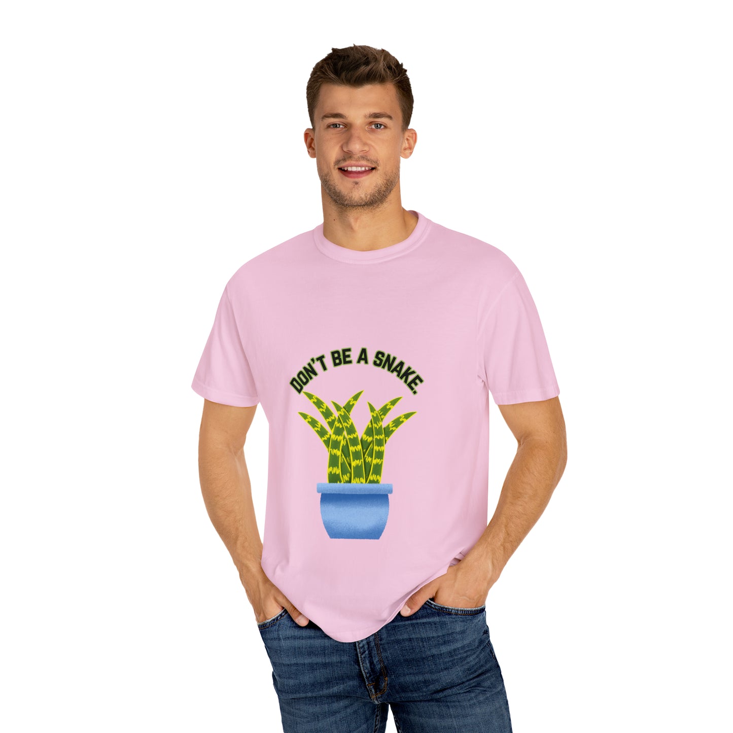 Don't Be A Snake Unisex Garment-Dyed T-shirt