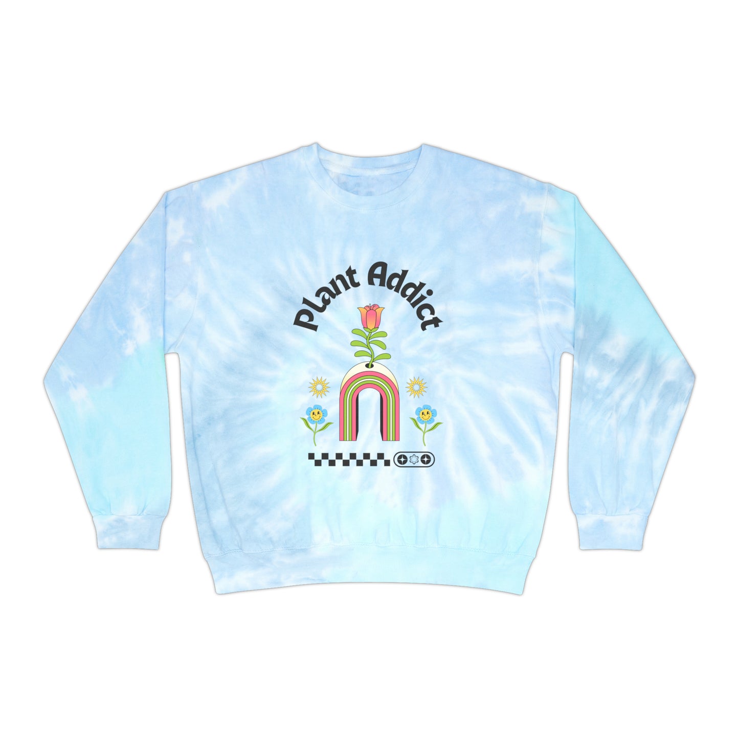 Plant Addict Tie-Dye Crewneck