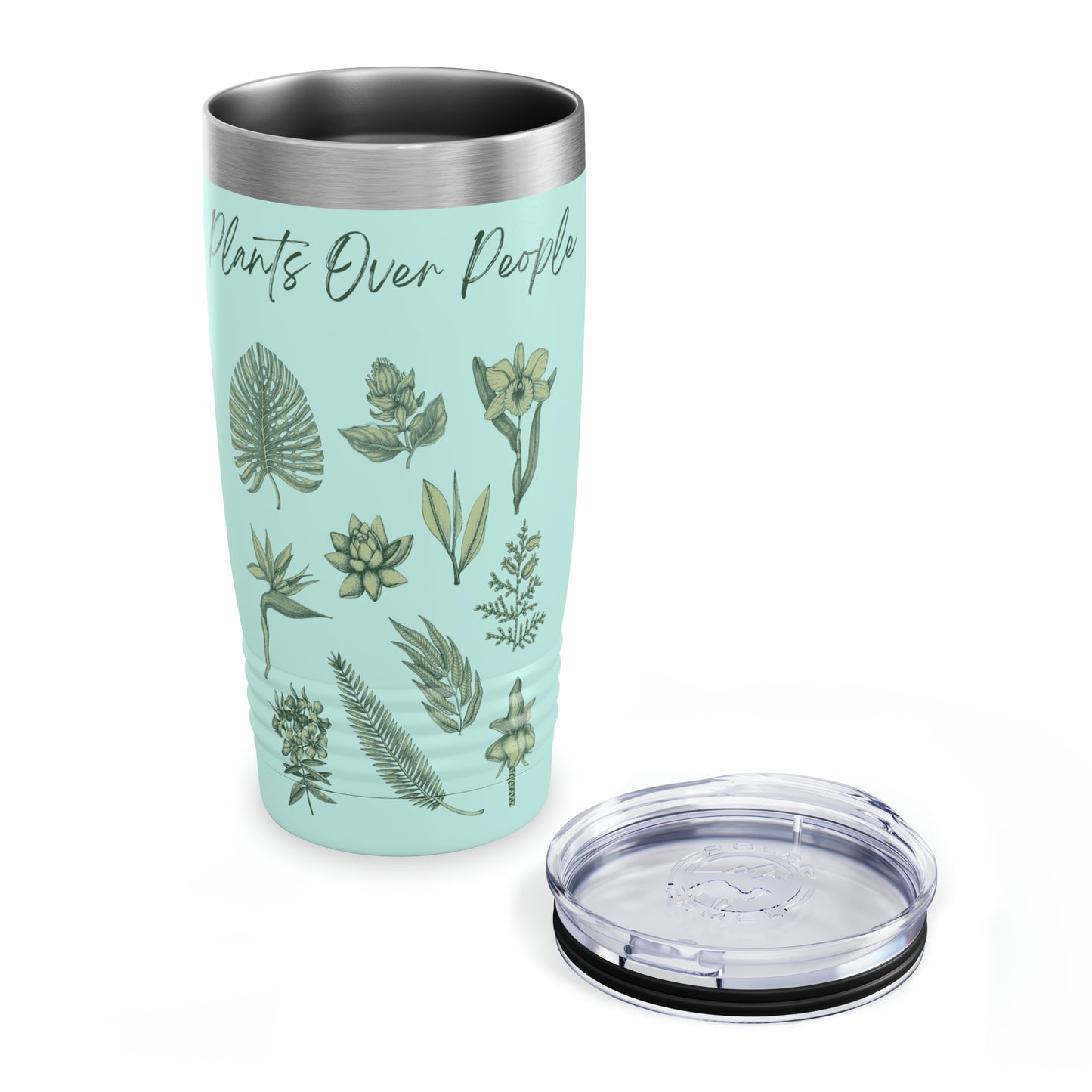 Plants Over People Ringneck Tumbler, 20oz