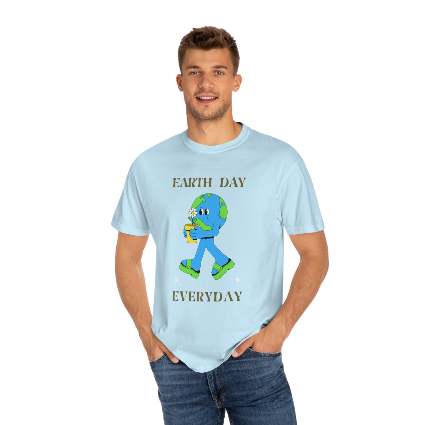 Earth Day Everyday Unisex Garment-Dyed T-shirt