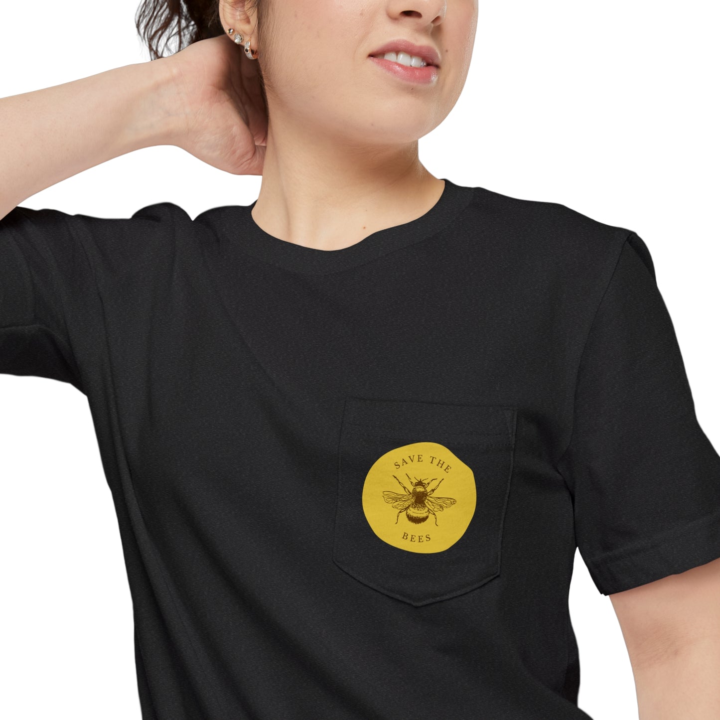 Save The Bees Unisex Pocket Tee