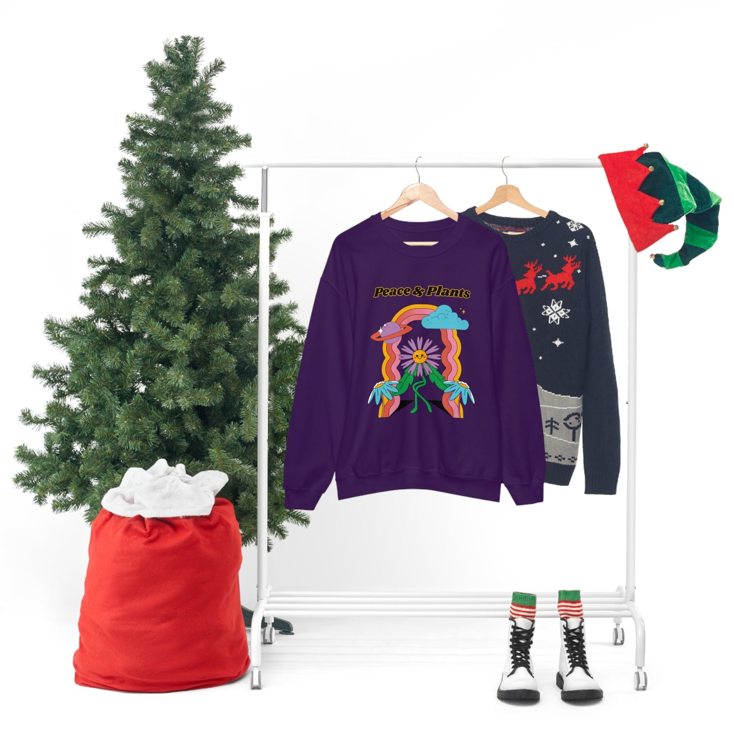 Peace & Plants Unisex Crewneck