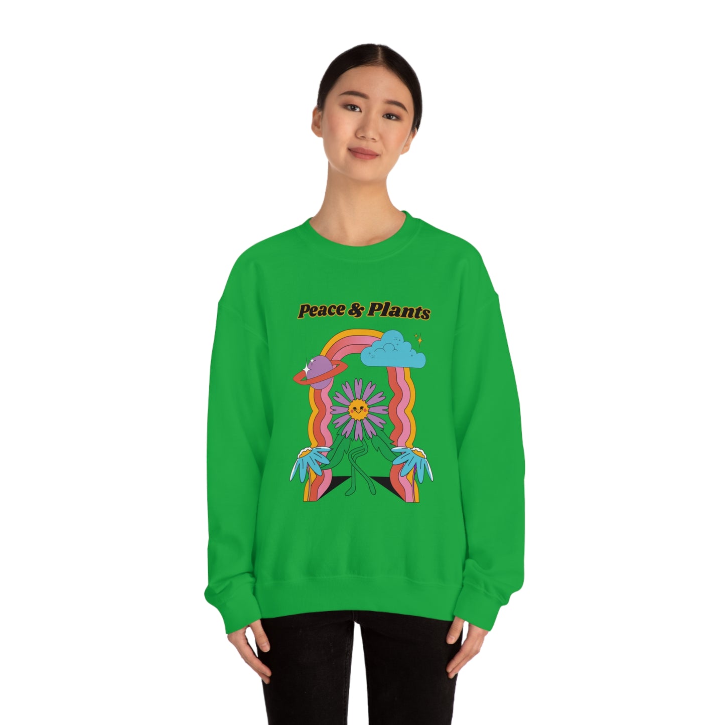 Peace & Plants Unisex Crewneck