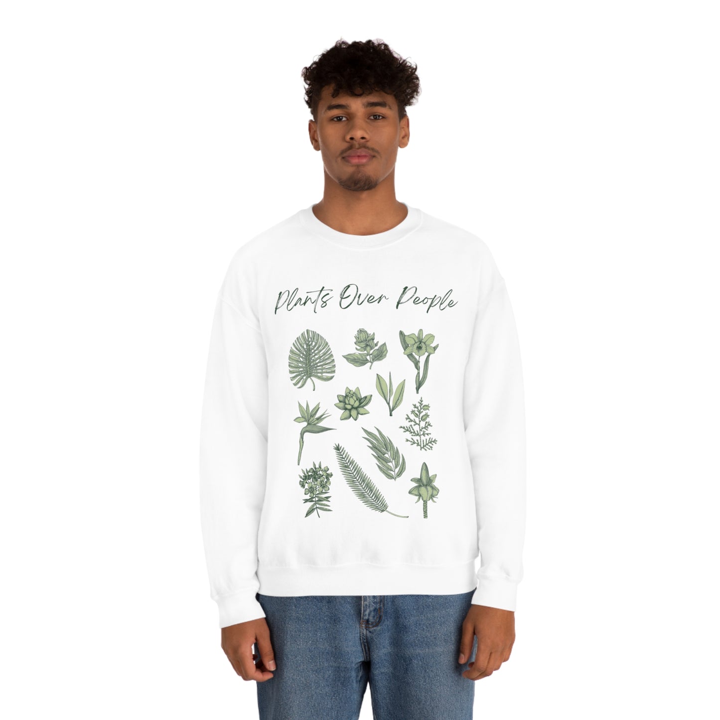 Plants Over People Unisex Crewneck