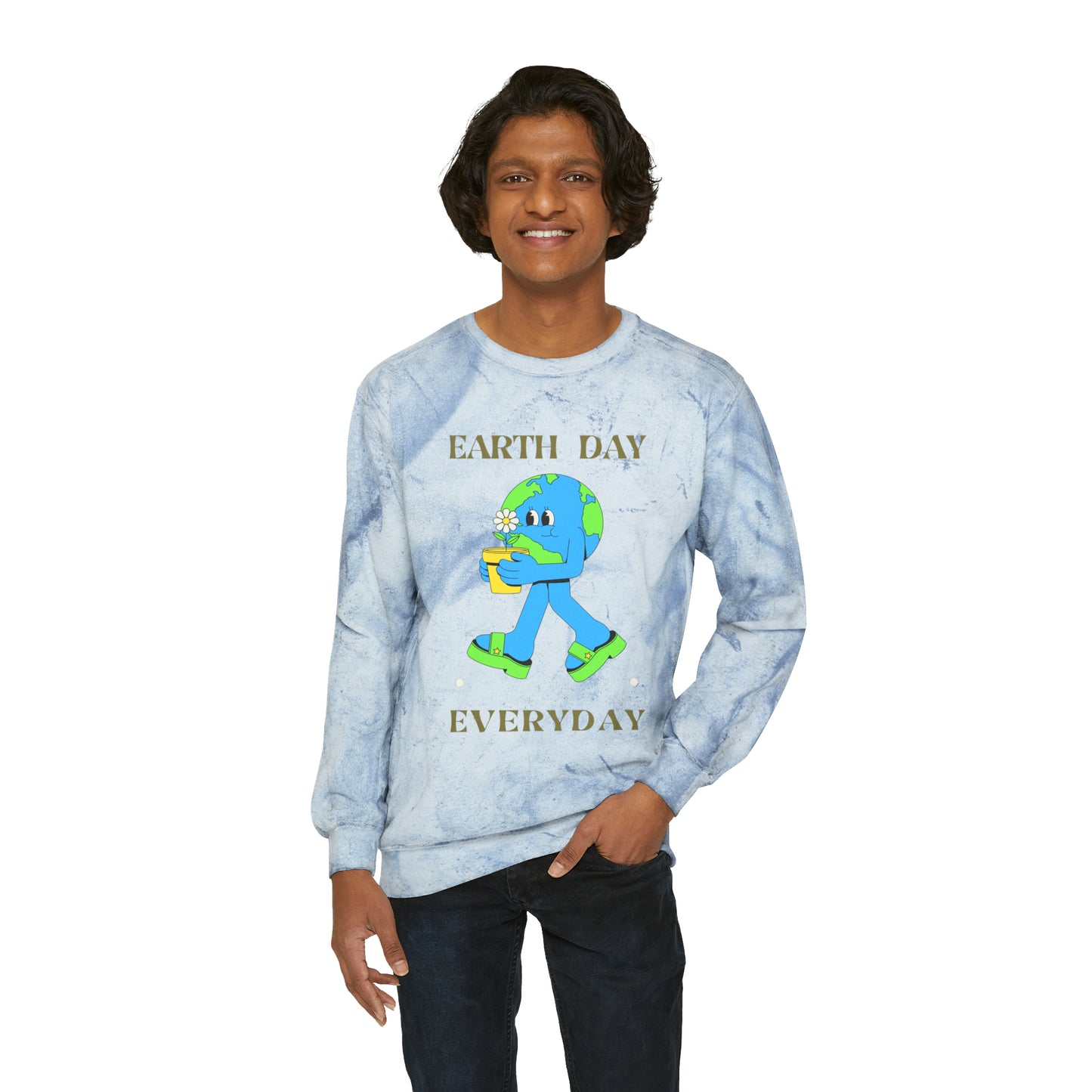 Earth Day Everyday Unisex Color Blast Crewneck