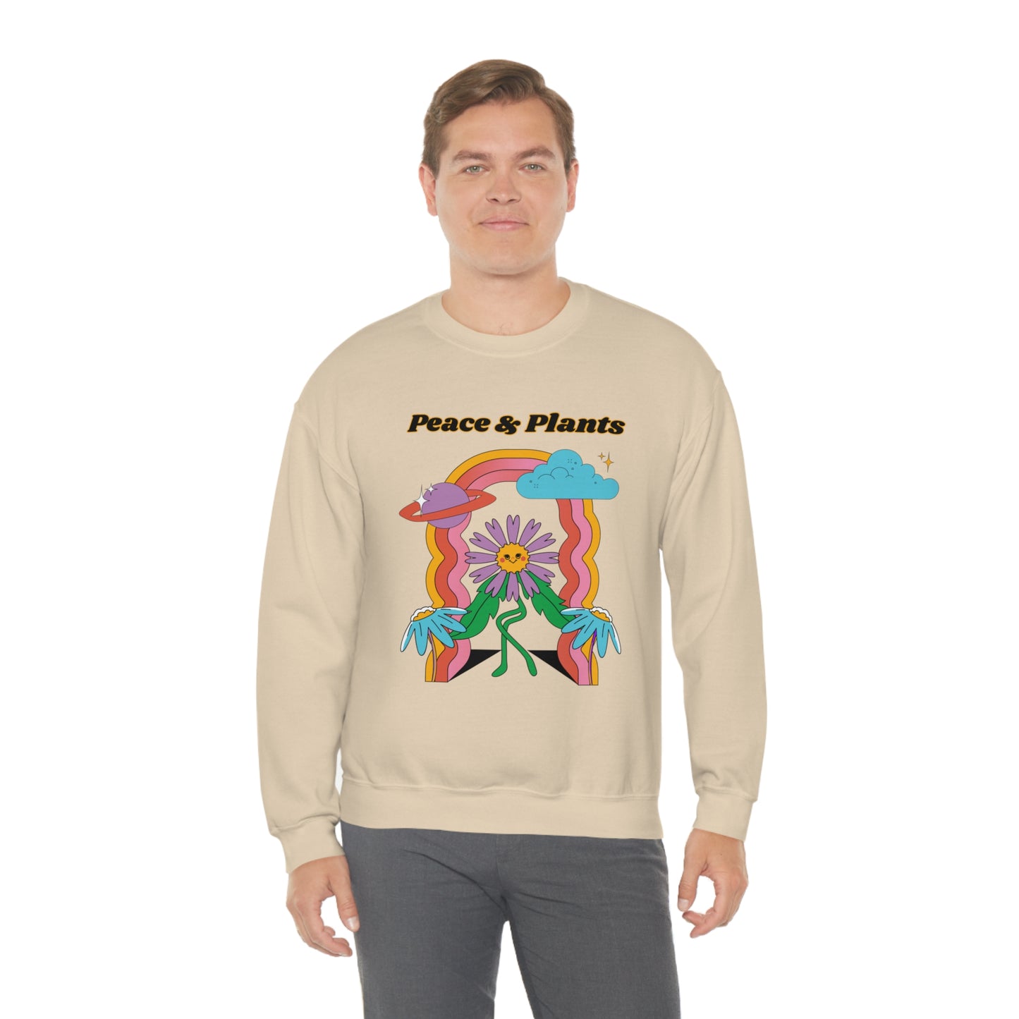 Peace & Plants Unisex Crewneck